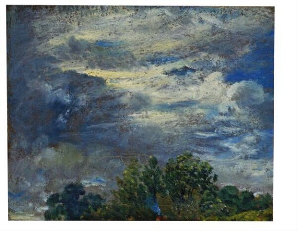 Study of Sky and Trees | Constable, John (RA) | V&A Explore The Collections