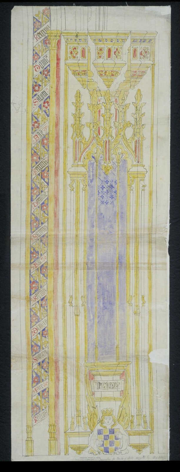 Drawing, A.W.N. Pugin, c.1846