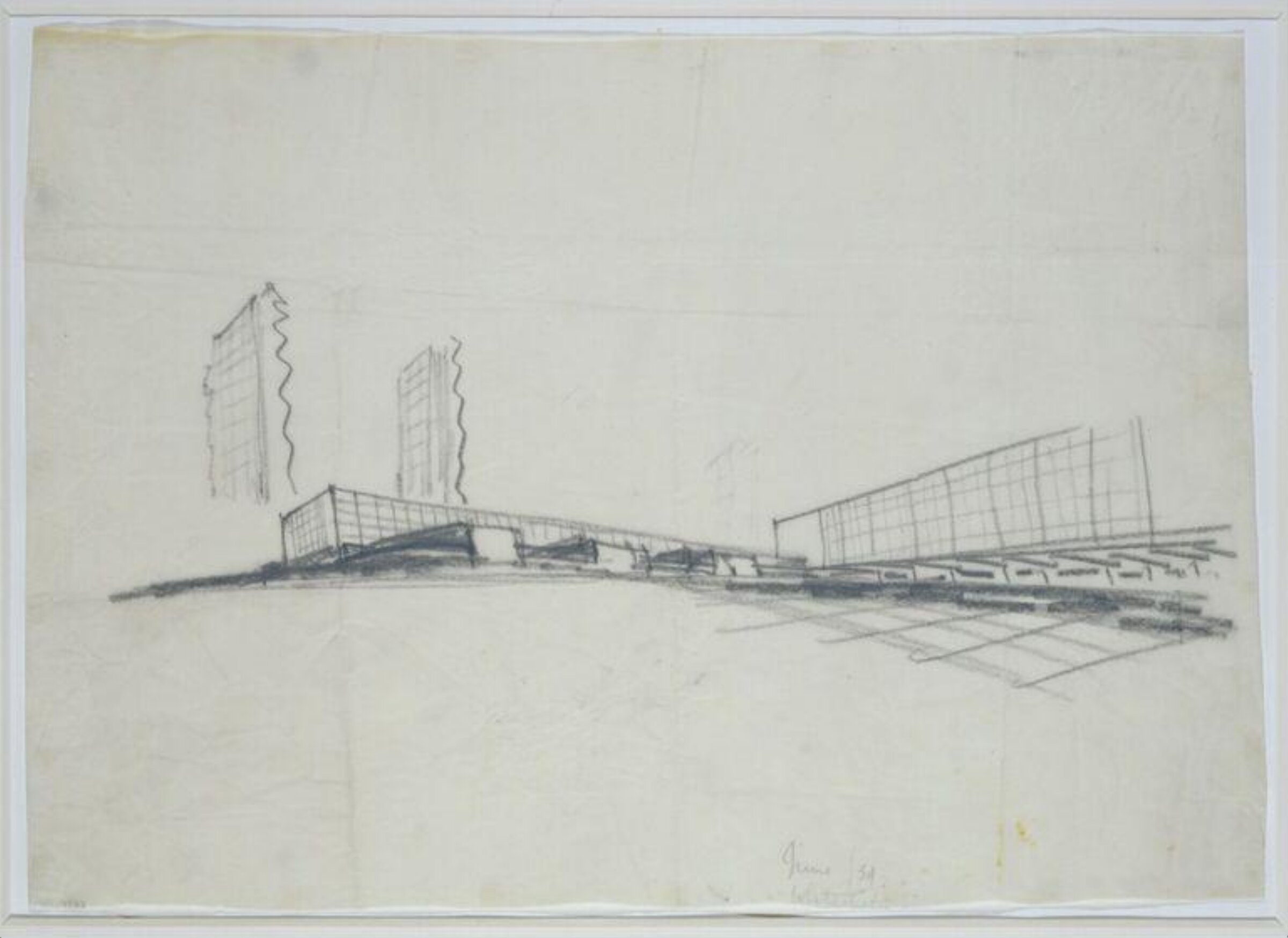 Design for the White City Housing Scheme, Eric Mendelsohn, 1934