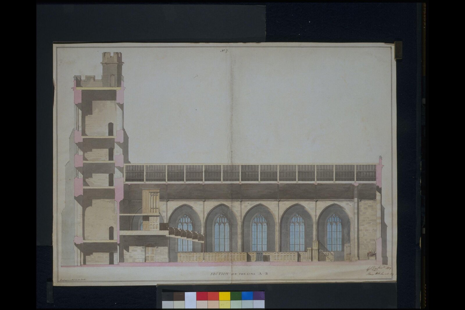 Drawing, George Byfield, 1809