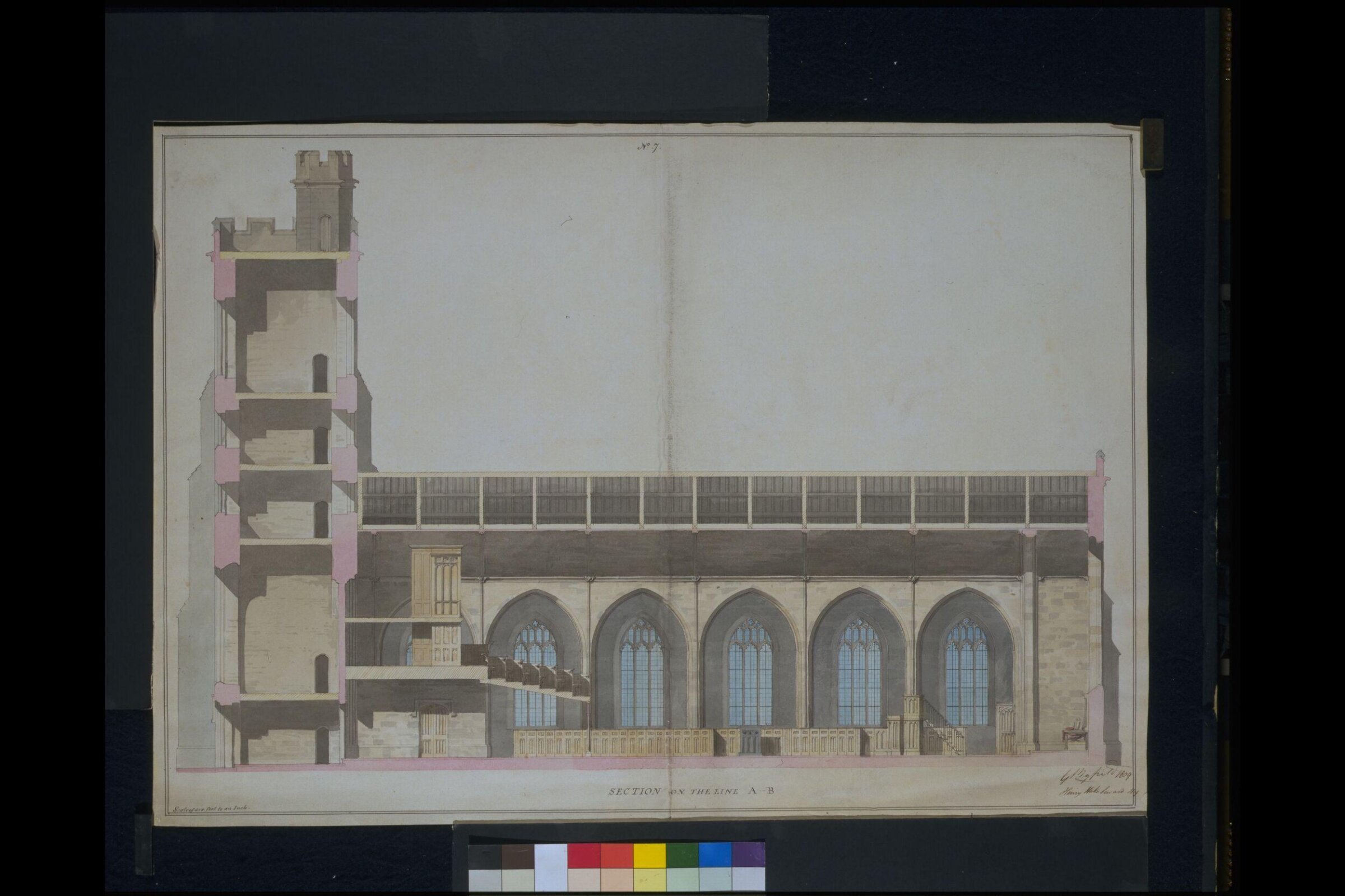 Drawing, George Byfield, 1809