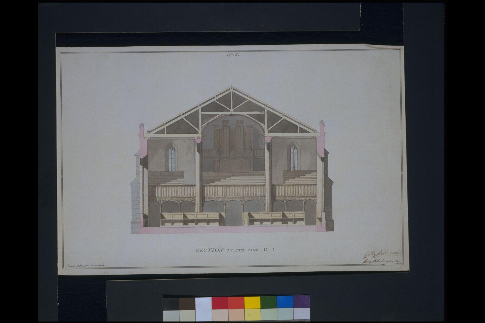 Drawing, George Byfield, 1809