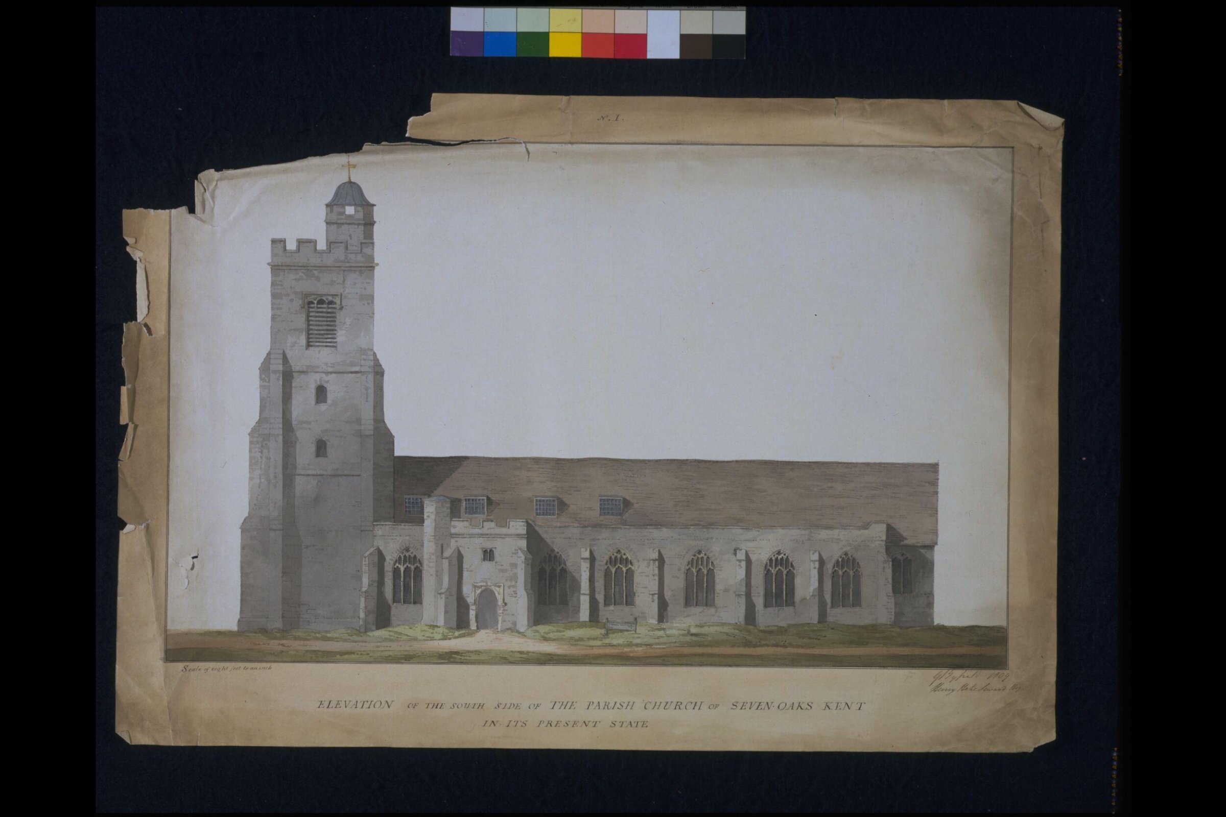 Drawing, George Byfield, 1809