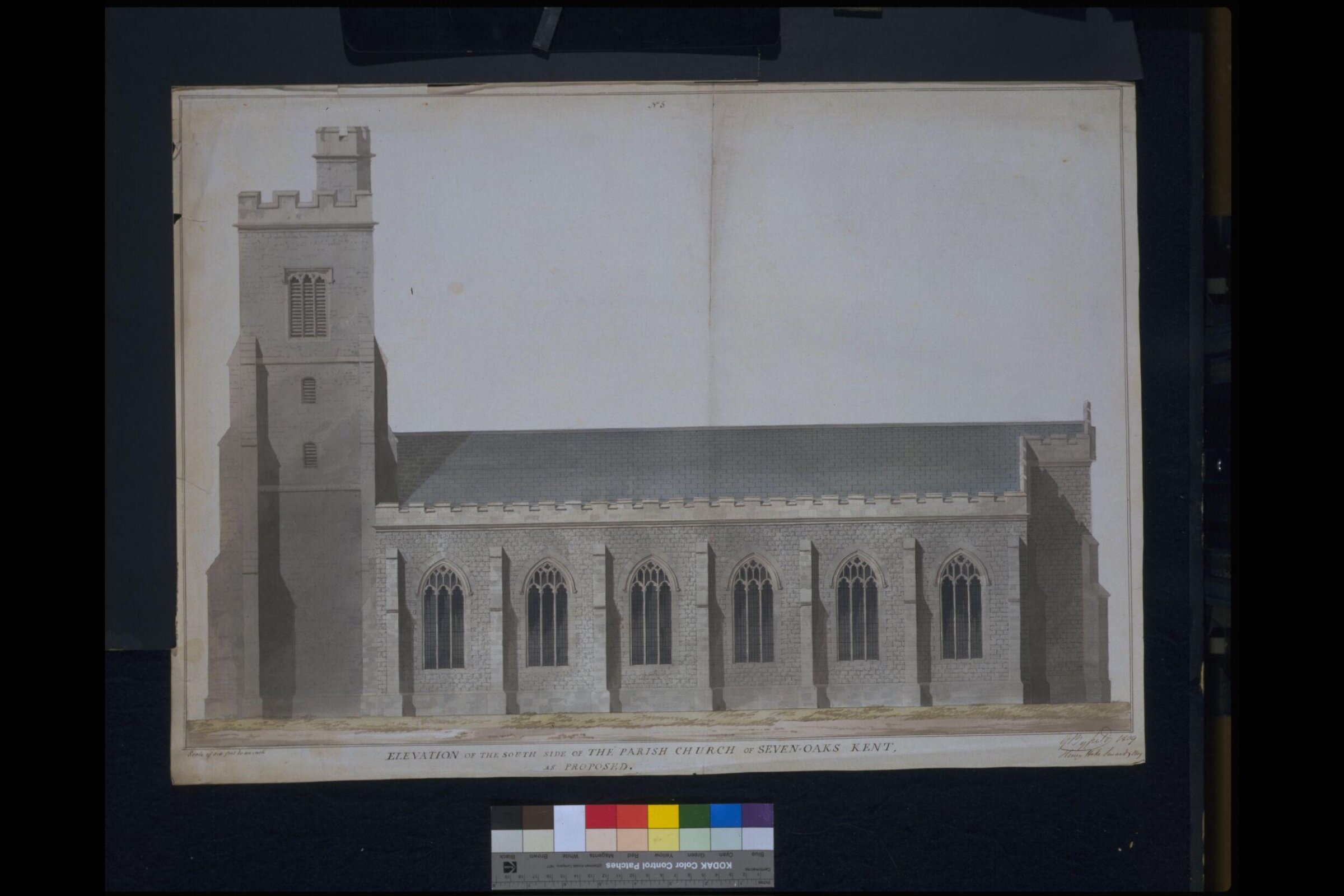 Drawing, George Byfield, 1809