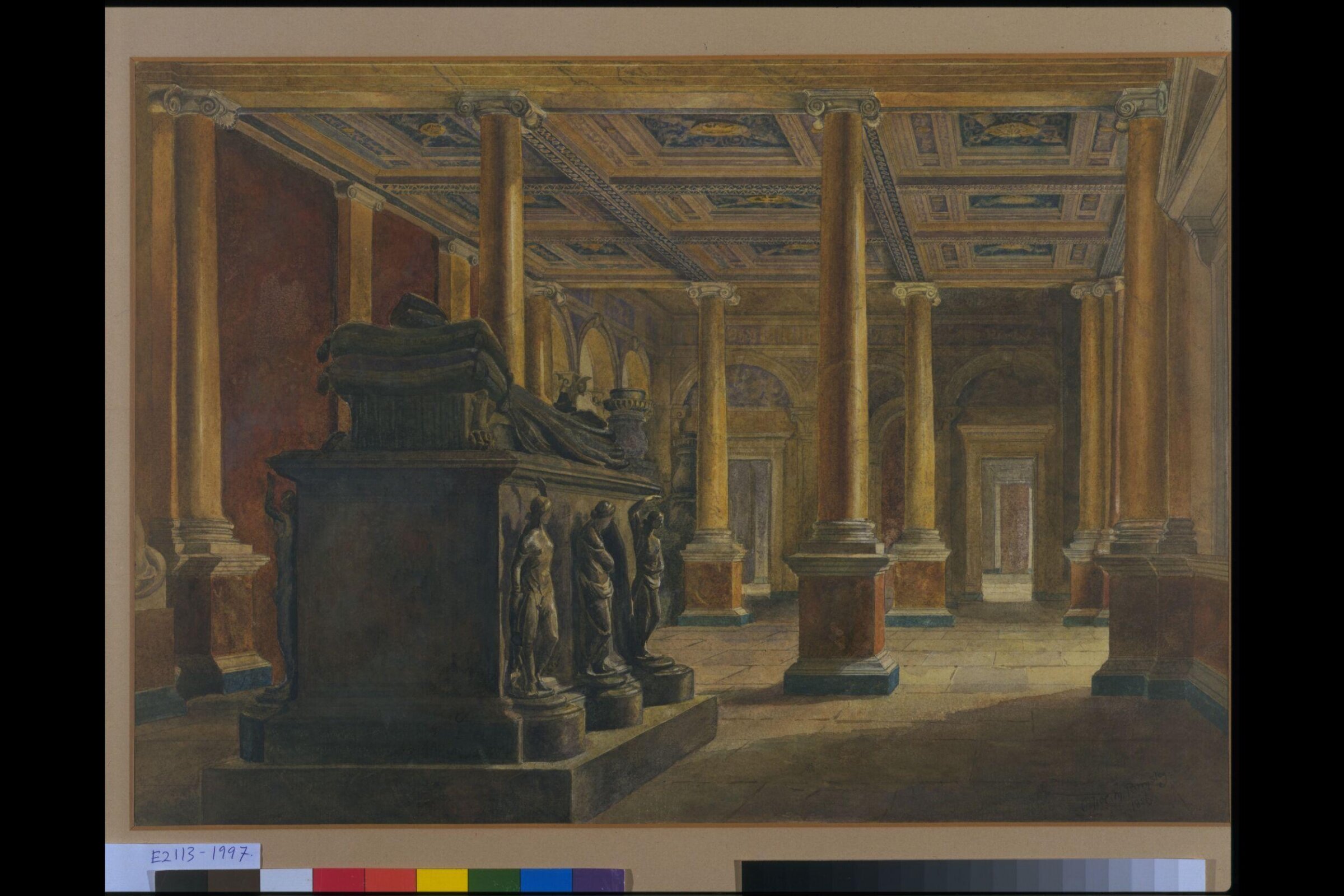 Italian Court at Crystal Palace, Alice Brinsley, 1886