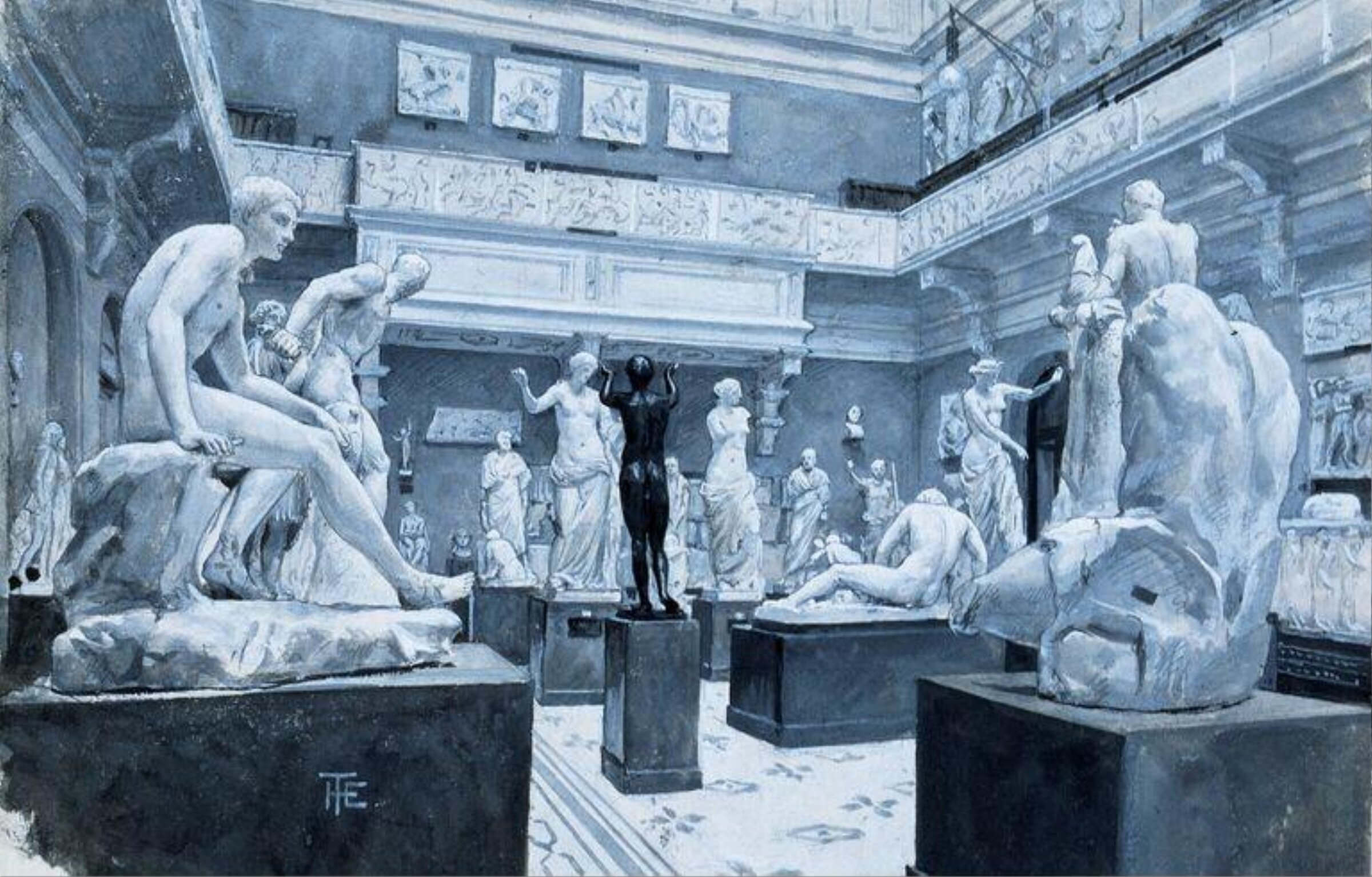 View into the North end of the Cast Court, Henry Edward Tidmarsh, 1884