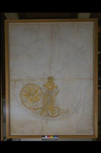 Design for the decoration of the ceiling, the Green Dining Room, South Kensington Museum