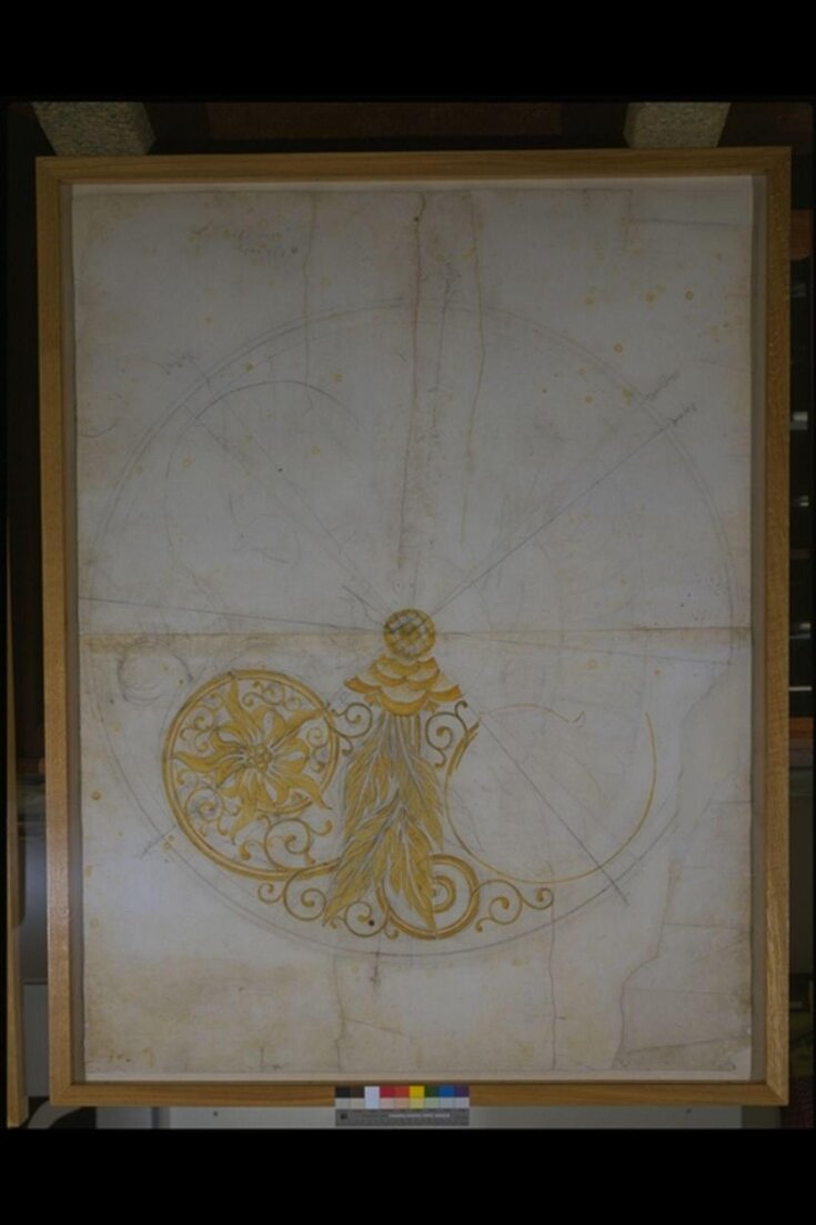 Design for the decoration of the ceiling, the Green Dining Room, South Kensington Museum image