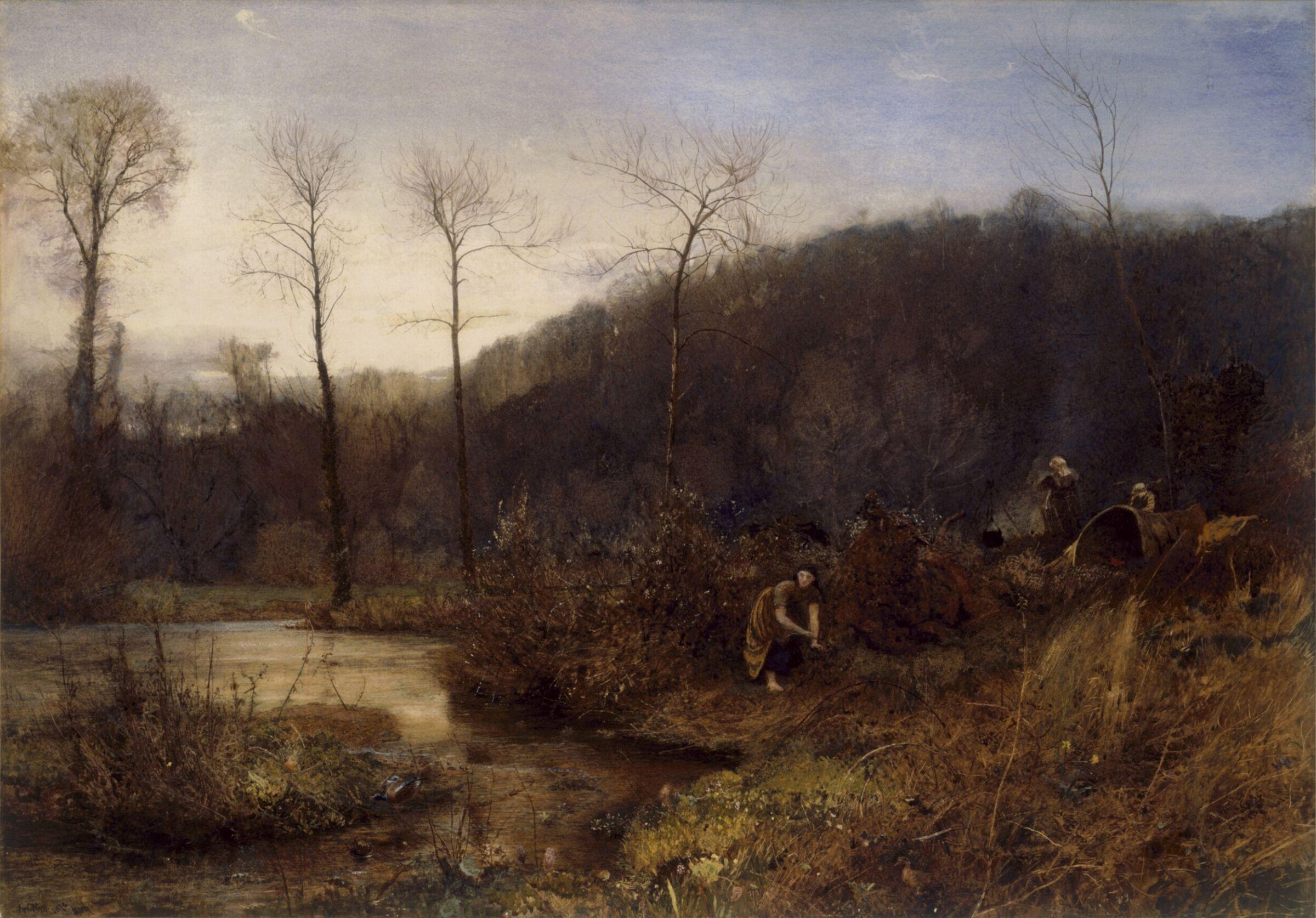 The Gipsy Encampment, John William North, 1873