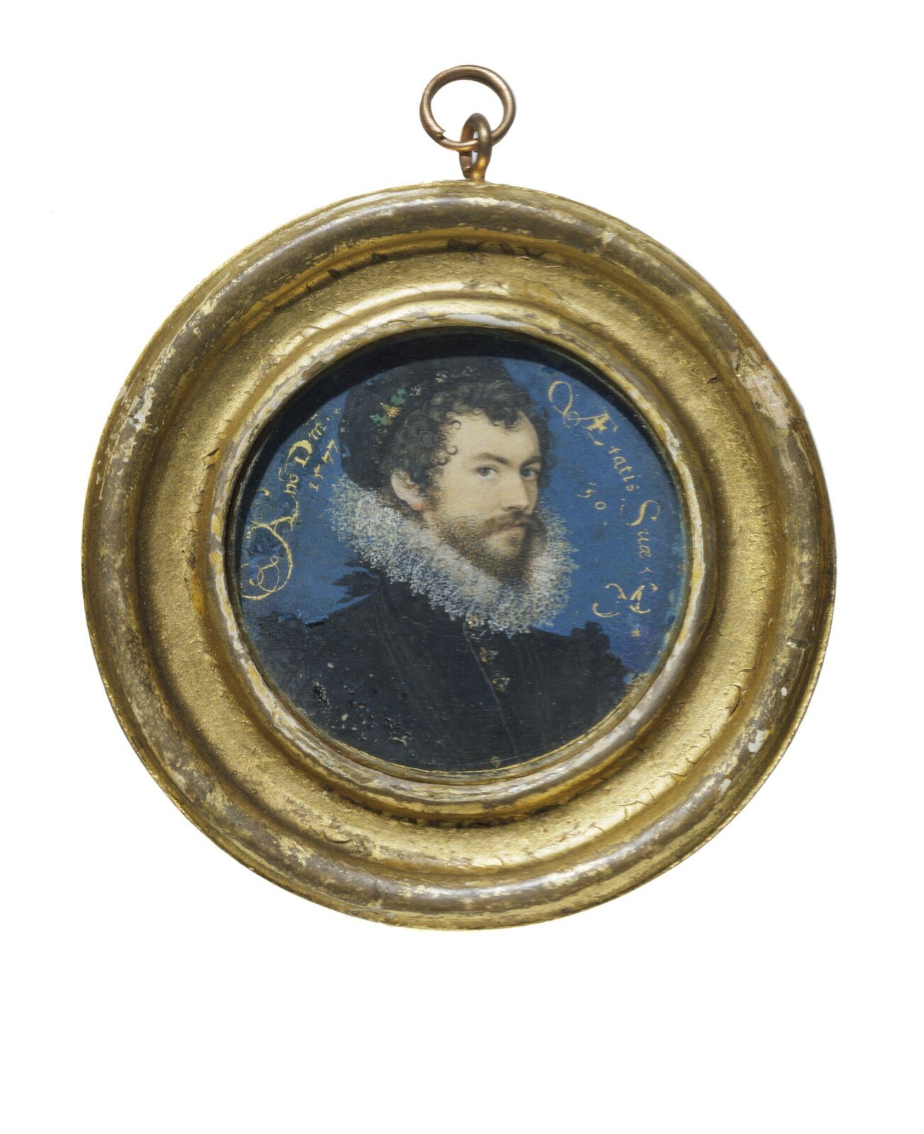 Self-portrait, aged 30, Nicholas Hilliard, 1577