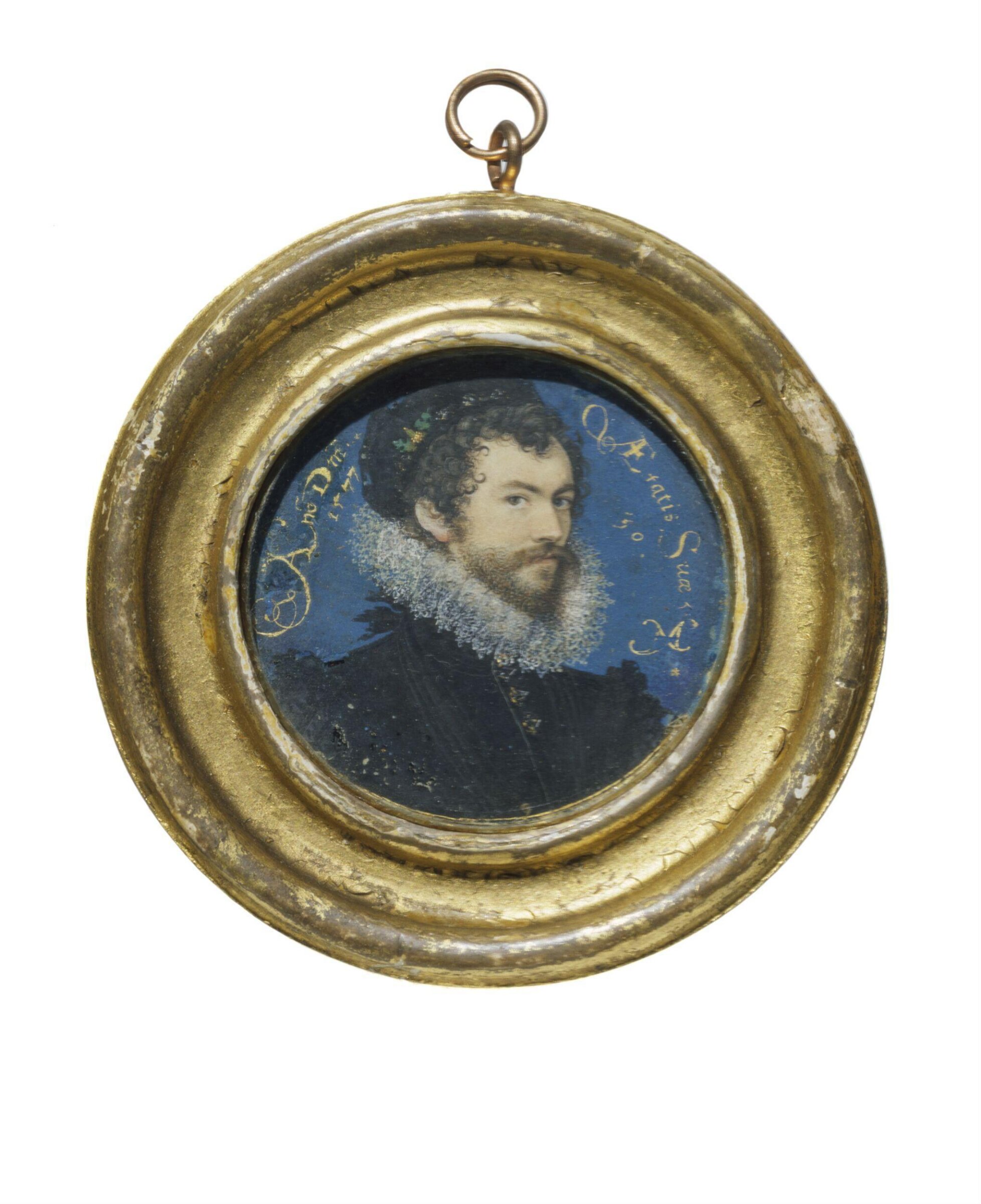 Self-portrait, aged 30, Nicholas Hilliard, 1577