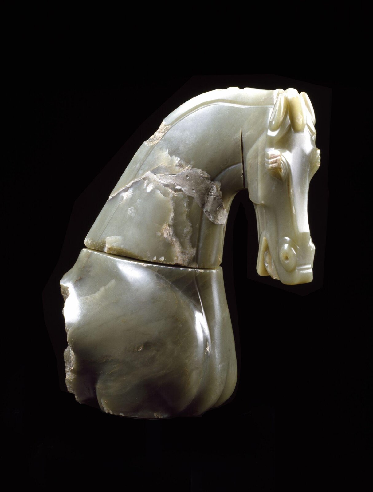 Head of a horse, 206 BC- 220 AD