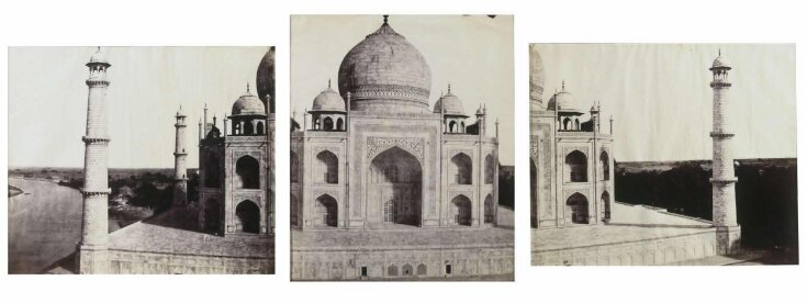 Panorama of the Taj Mahal top image