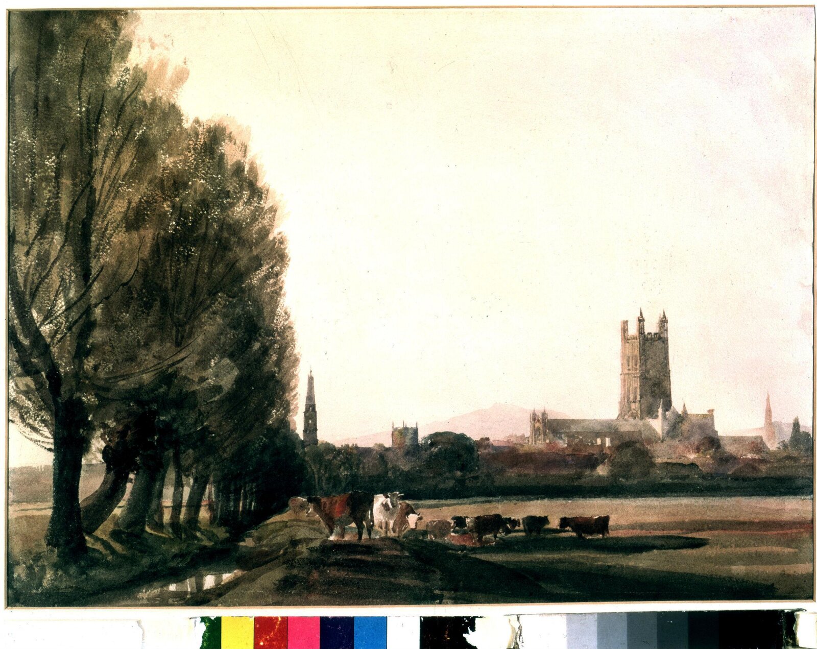 Gloucester 1840, Peter De Wint, 1840