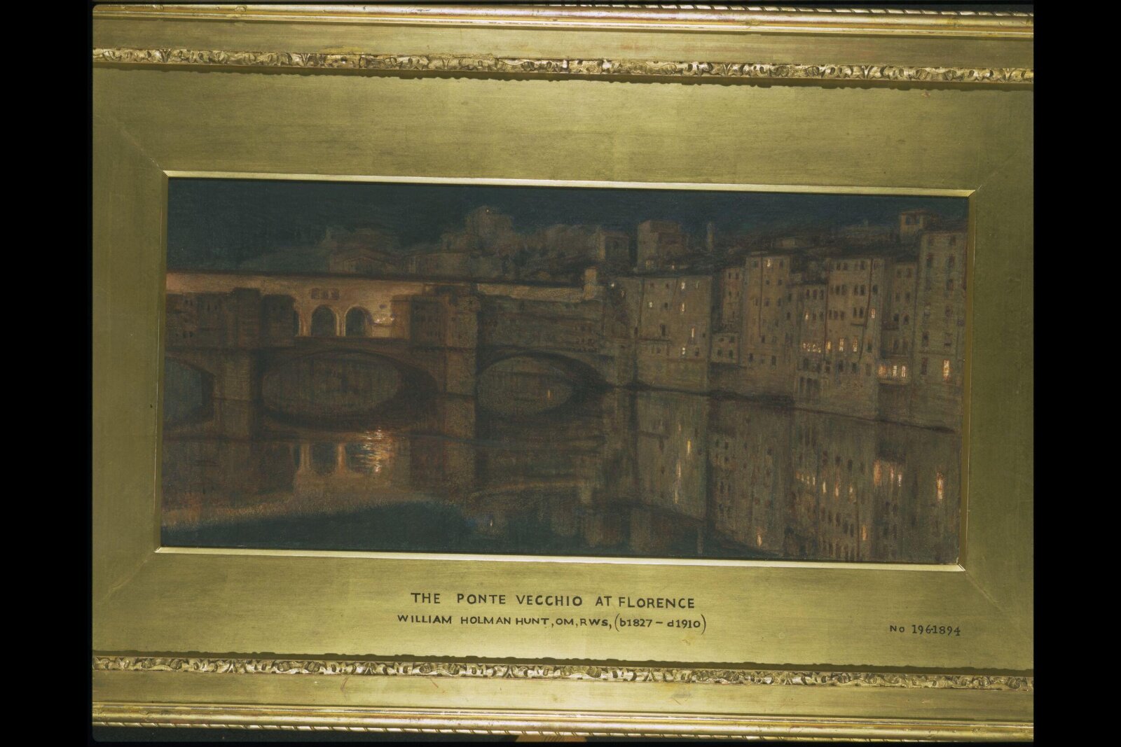 The Ponte-Vecchio, Florence, William Holman Hunt, 1867