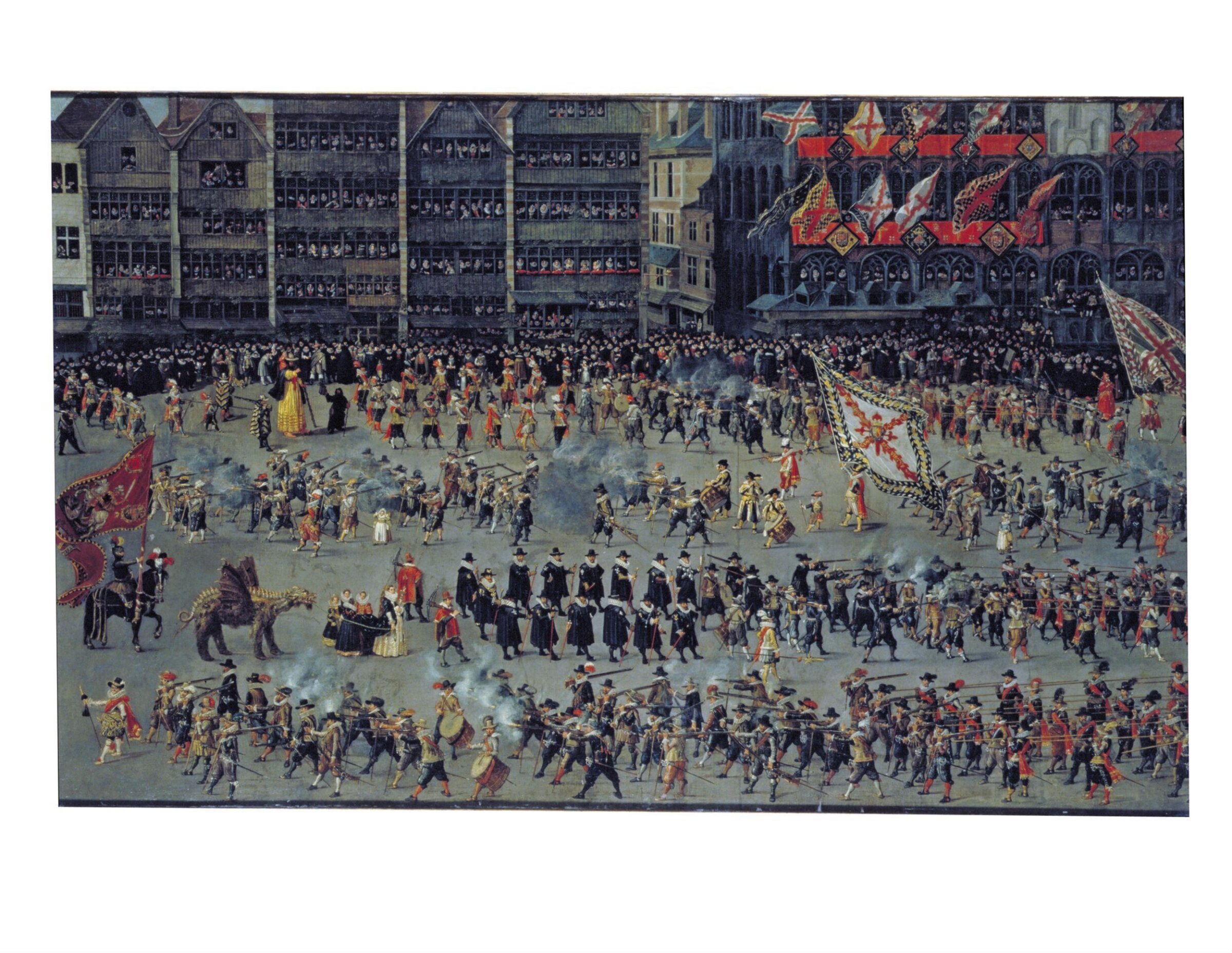 The Ommegang in Brussels on 31 May 1615: The Senior Guilds, Denys van Alsloot, 1615