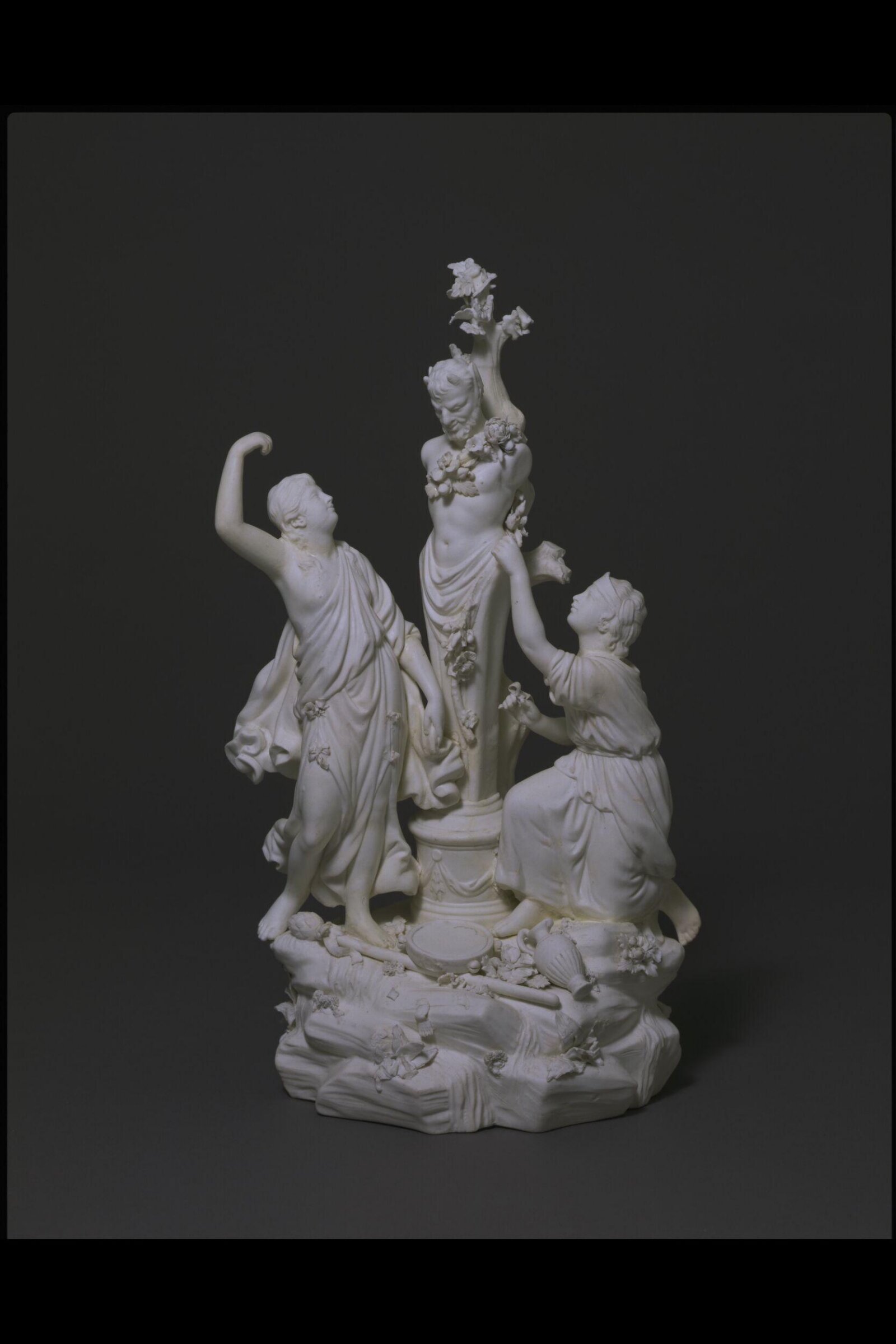 Two Bacchantes adorning Pan, Joseph Hill, 1784-1790