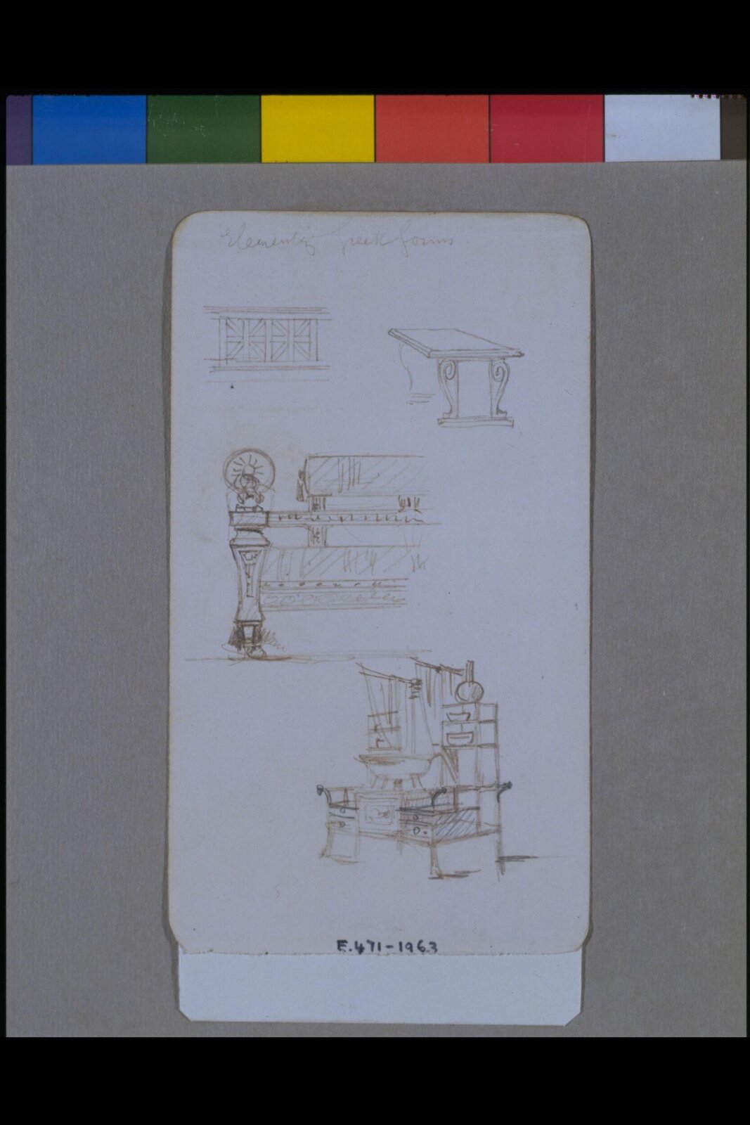 Drawing, Edward William Godwin, 1883-1884