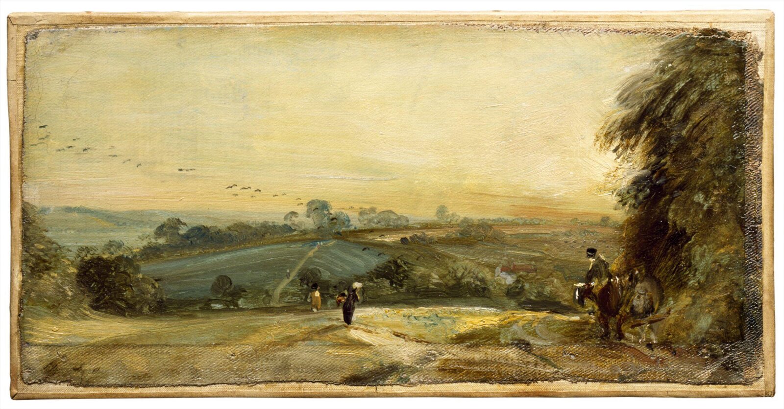Autumnal Sunset, John Constable, ca. 1812