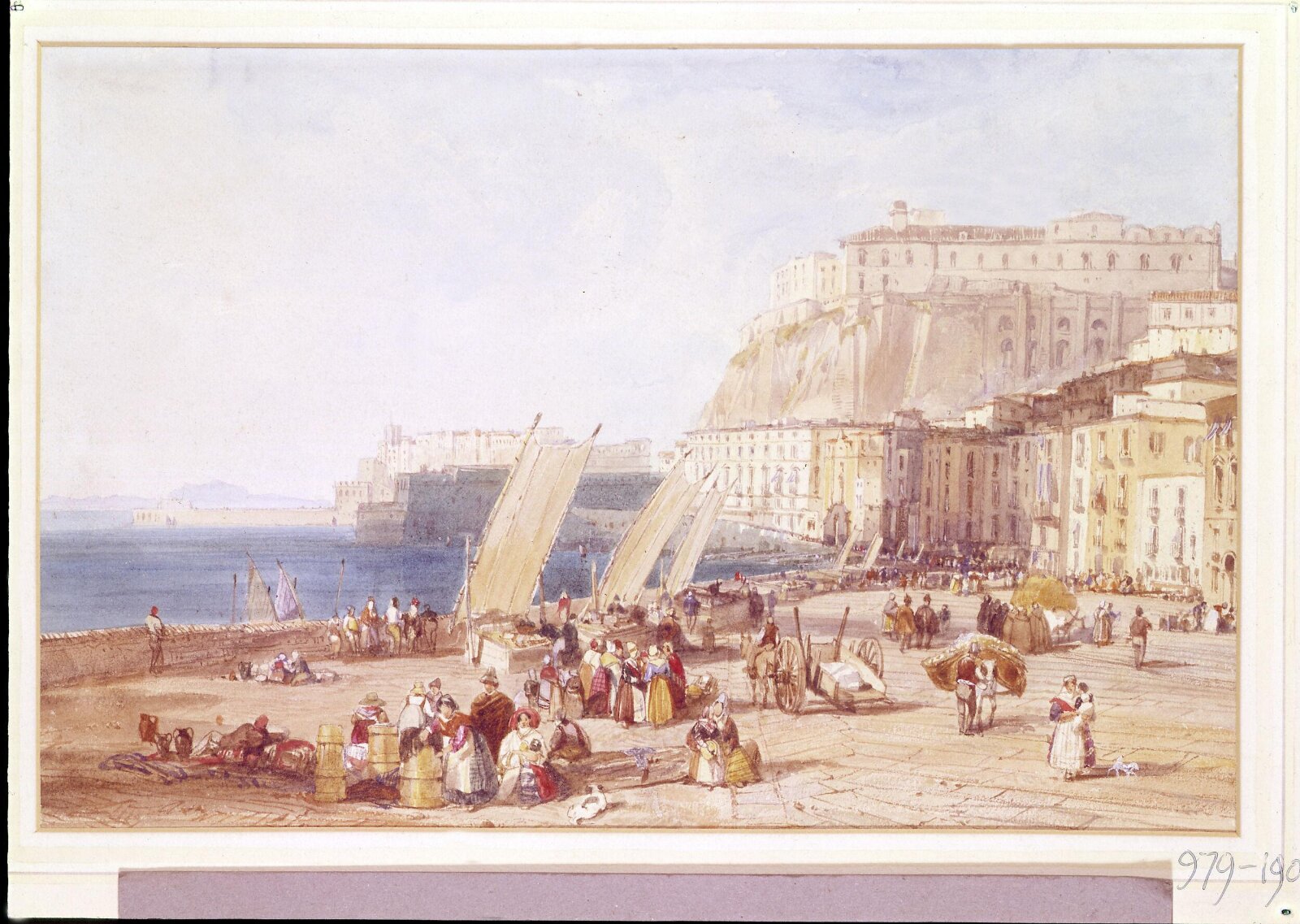 The Fish Market, Naples, James Duffield Harding, c. 1831