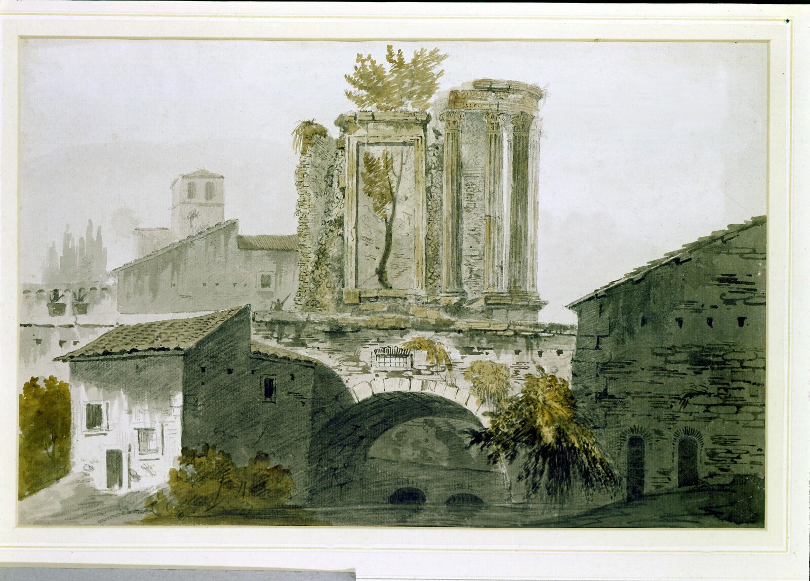 Italian Ruins, John Claude Nattes, c.1780