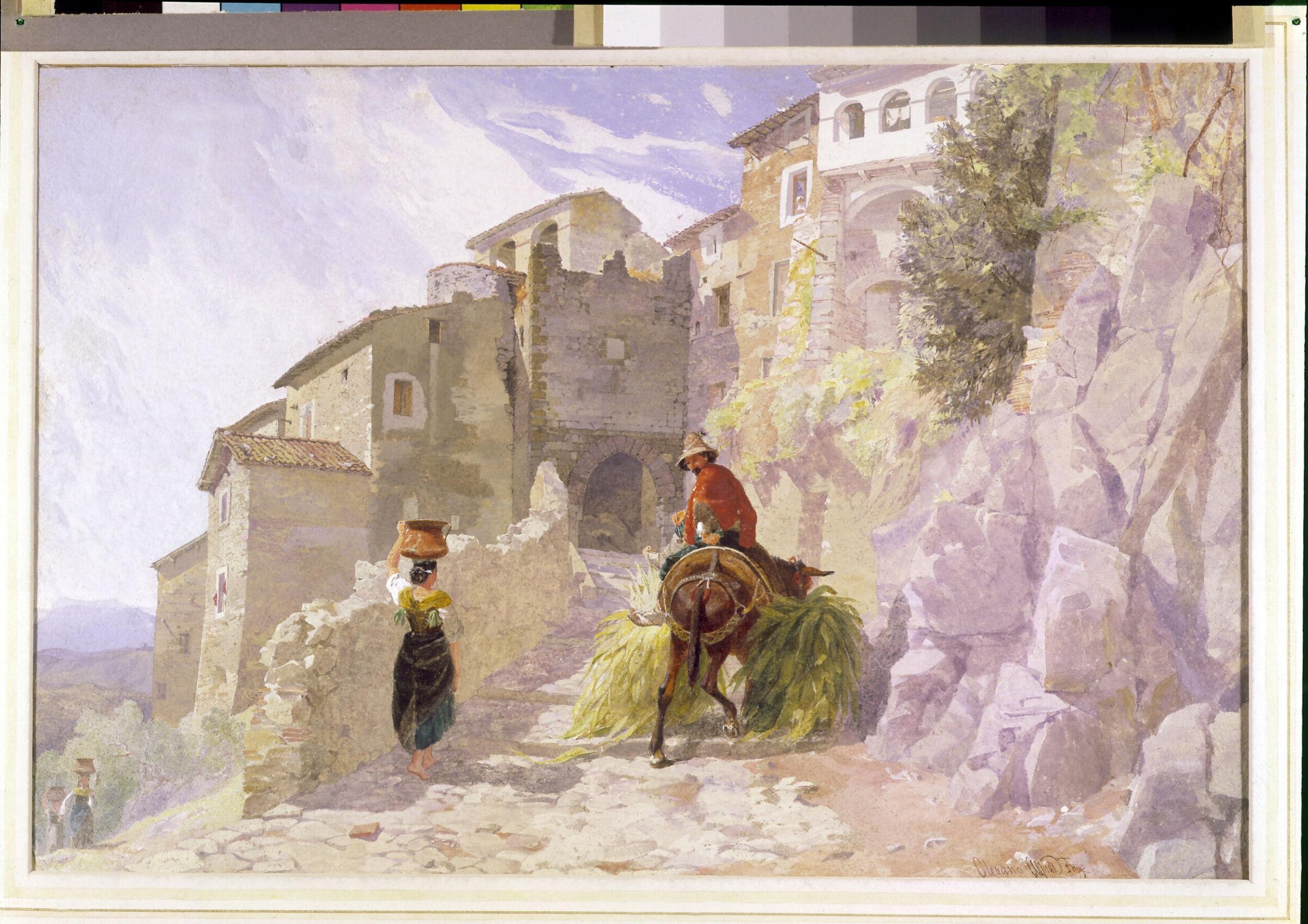 Monastry of San Rocco at Olevano, Fripp, ca. 1850s