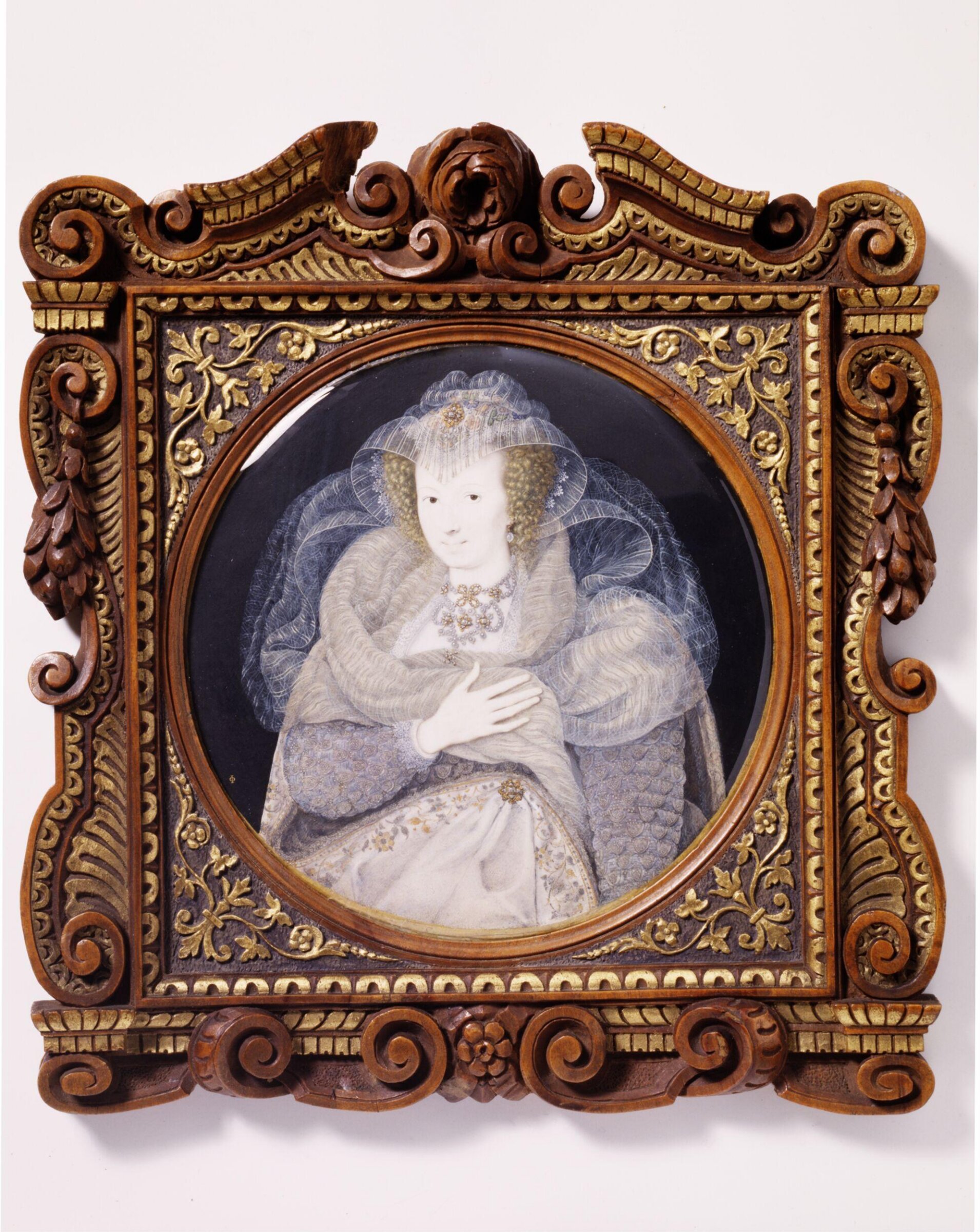 Unknown woman, formerly called Frances Howard, Countess of Somerset, Isaac Oliver, 1596-1600