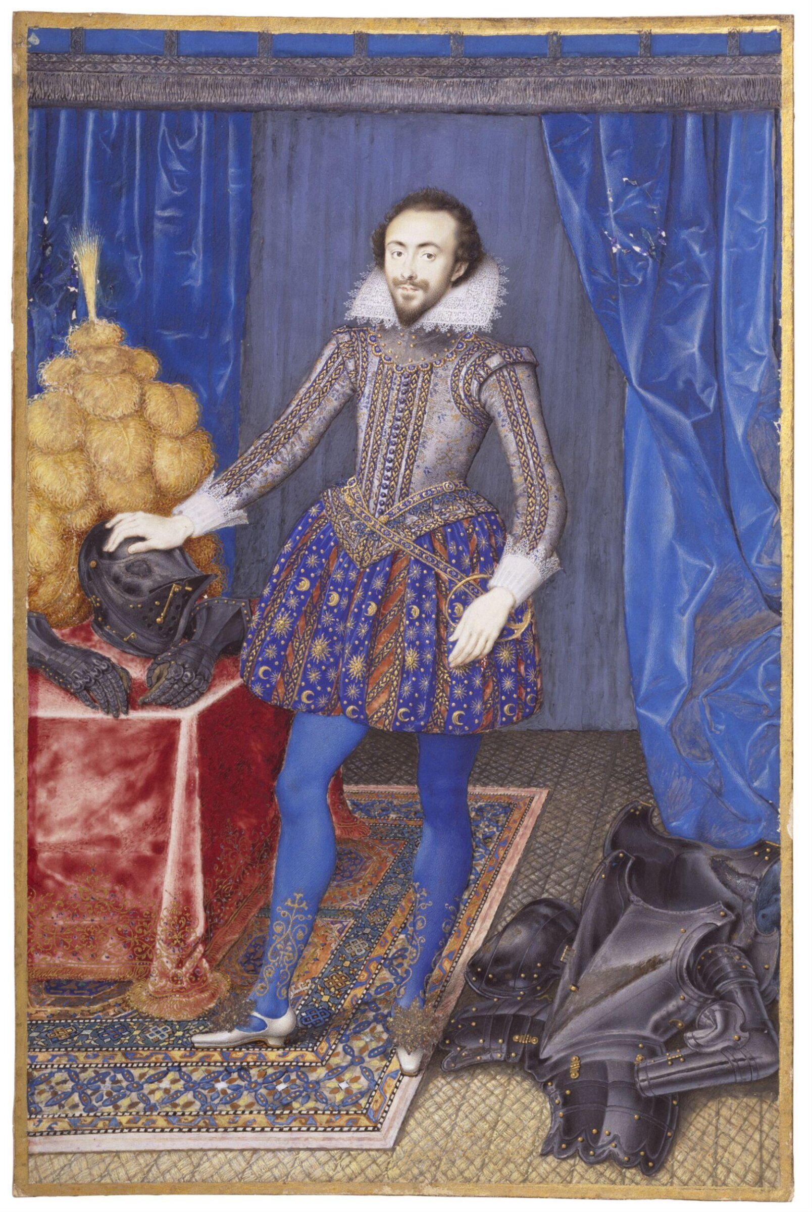 Portrait Miniature of Richard Sackville, 3rd Earl of Dorset, Isaac Oliver, 1616
