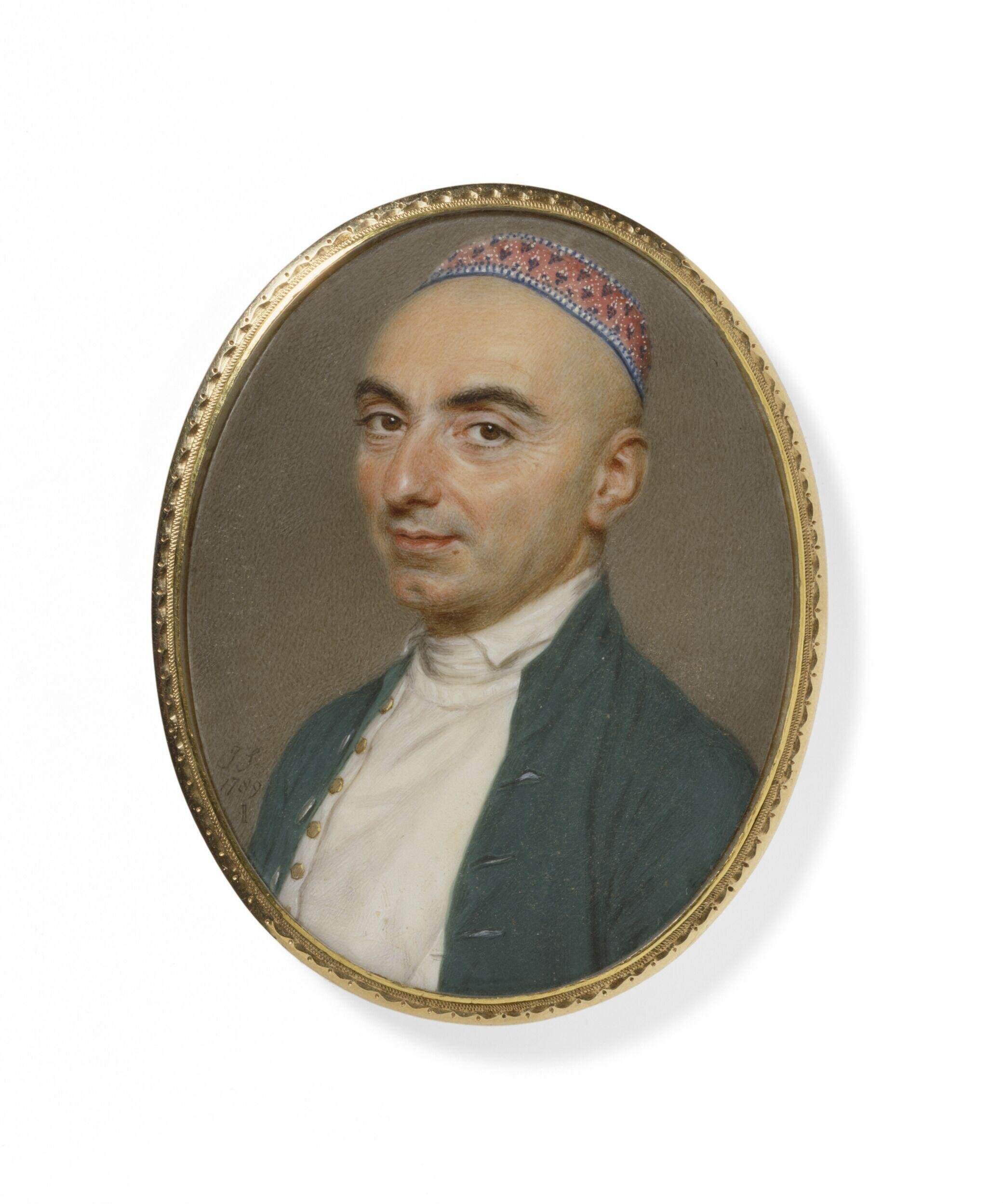 Portrait Miniature of Edward Raphael (d.1791)