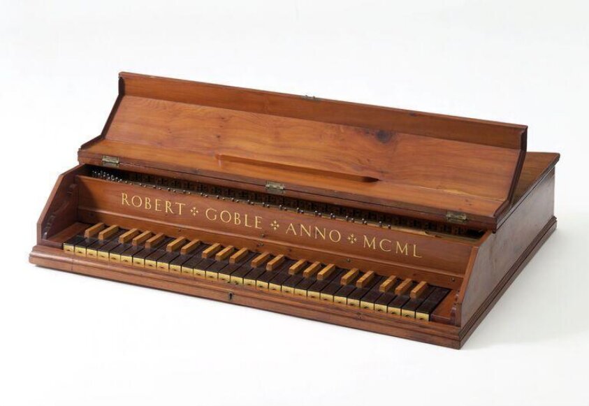 Octave spinet (1950) by Steven Goblé