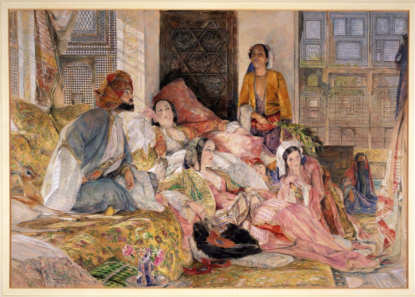 The Hhareem, Cairo, John Frederick Lewis, ca. 1850