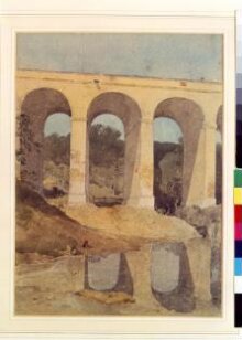 Crambe Beck Bridge, near Kirkham, Yorkshire.  Formerly called 'Chirk Aqueduct'. thumbnail 1
