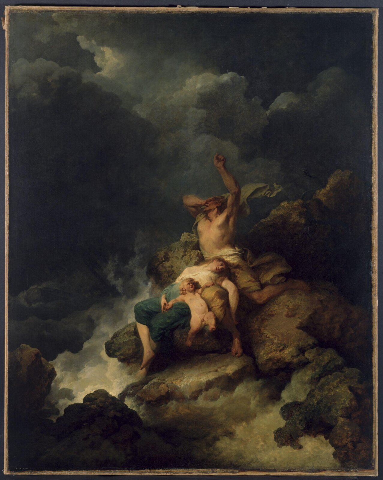 The Flood, Philip James de Loutherbourg, ca. 1700-1800