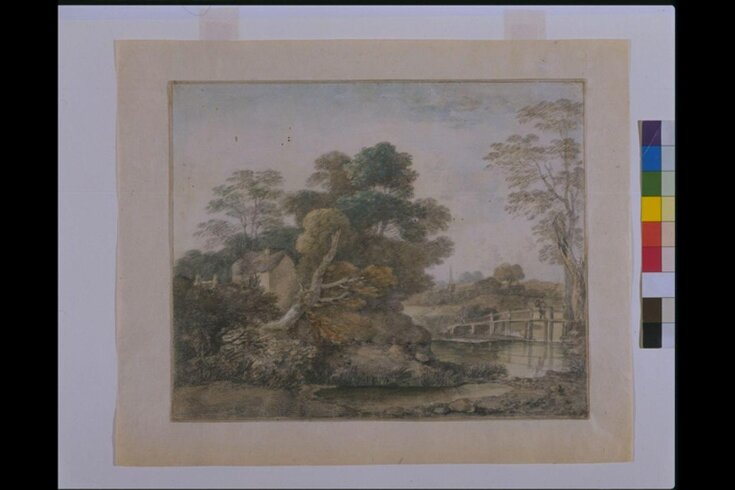 Landscape with Cottage and Stream top image
