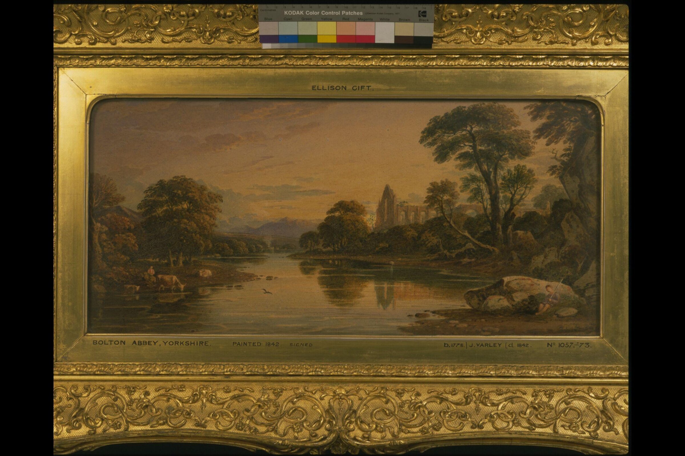 Bolton Abbey, Yorkshire, John Varley, 1842