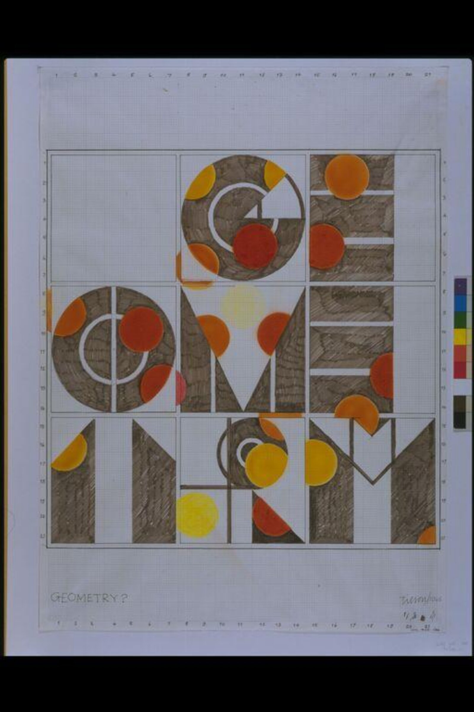 Geometry?, Joe Tilson, 1965