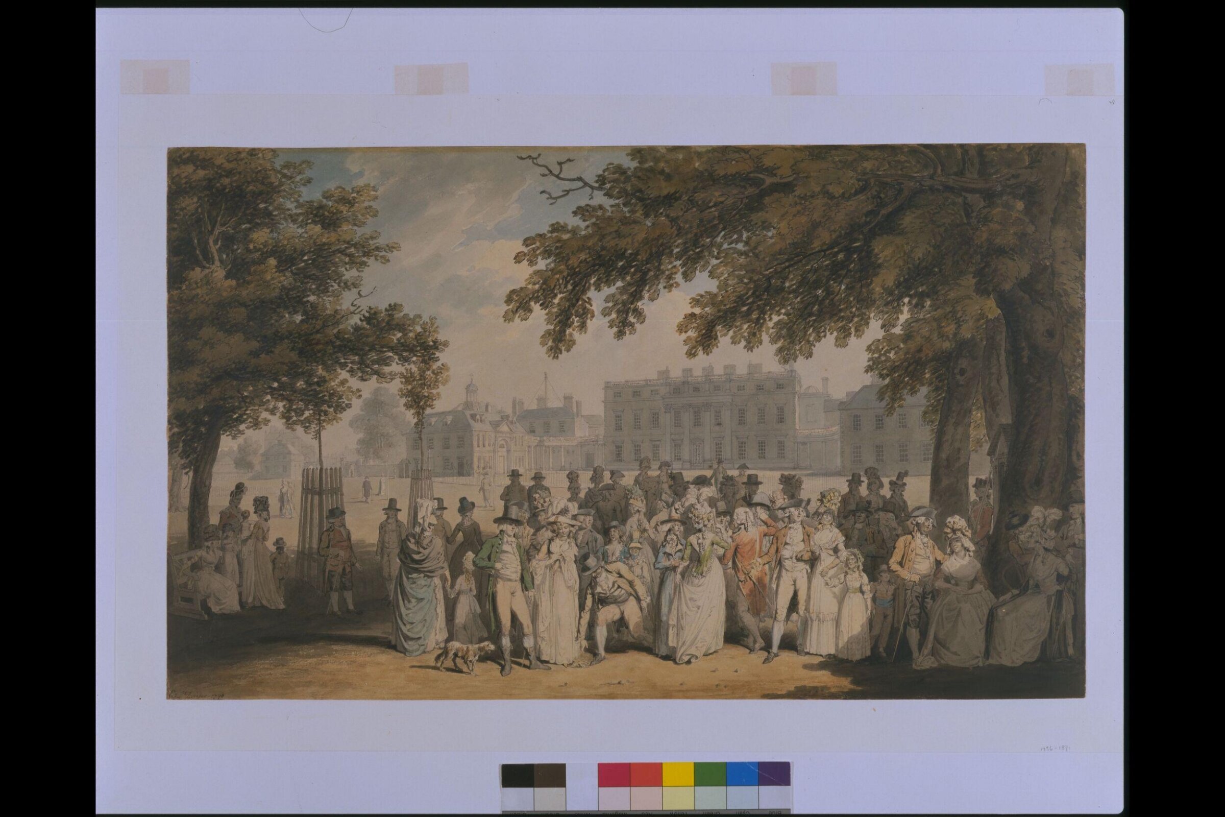 Buckingham House, St James's Park, Edward Dayes, 1790