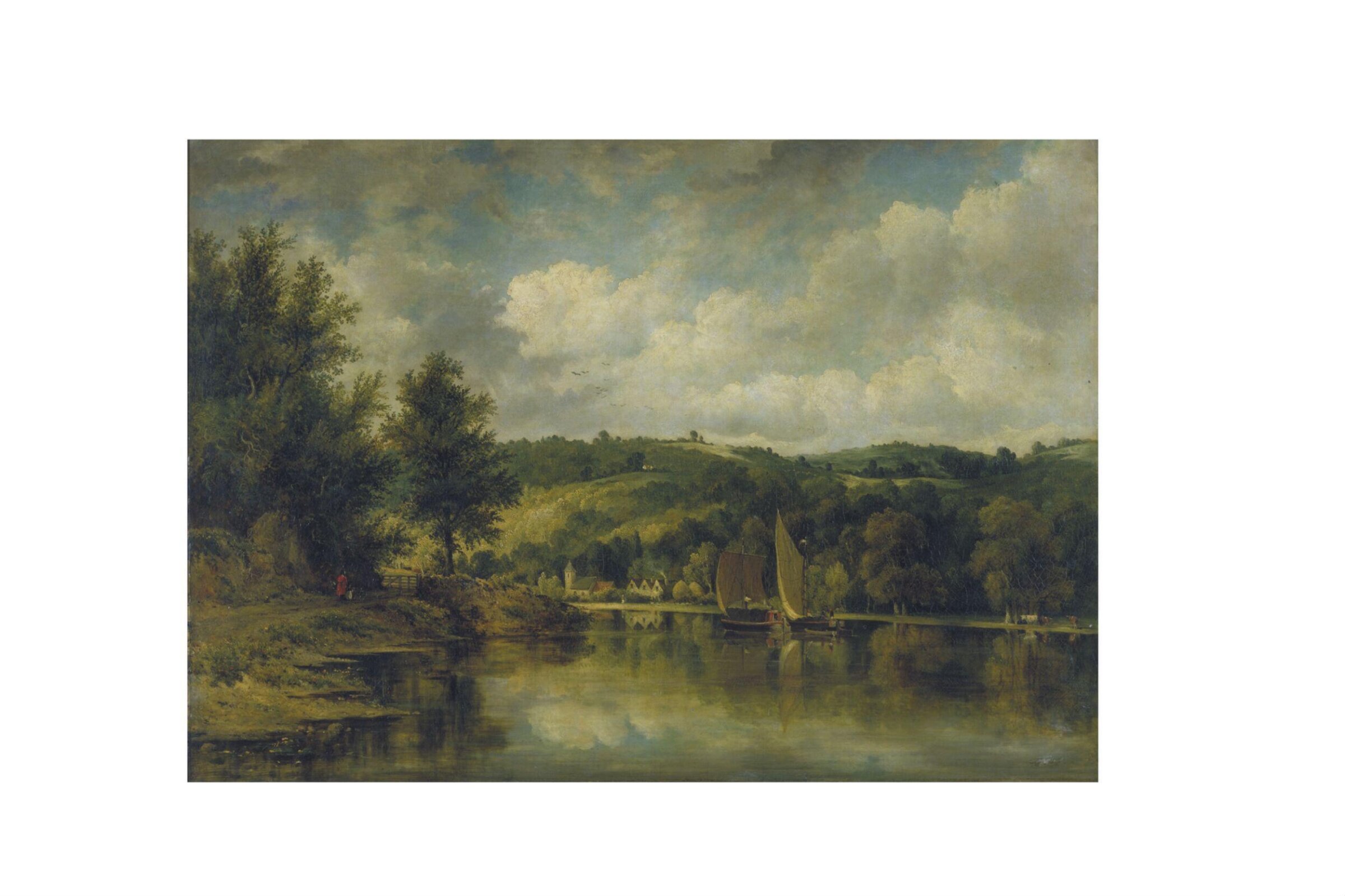 On the Wye, Frederick Waters Watts, 1830s