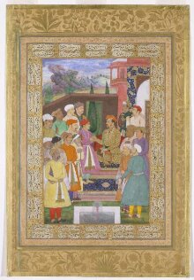 Jahangir in a garden  thumbnail 1