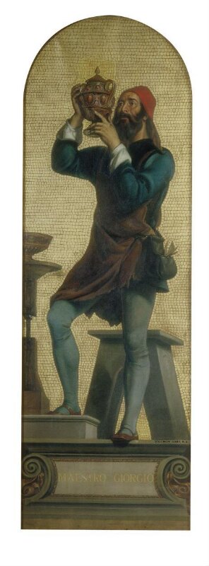 Maestro Giorgio of Gubbio: design for a mosaic in the Museum (the 'Kensington Valhalla')