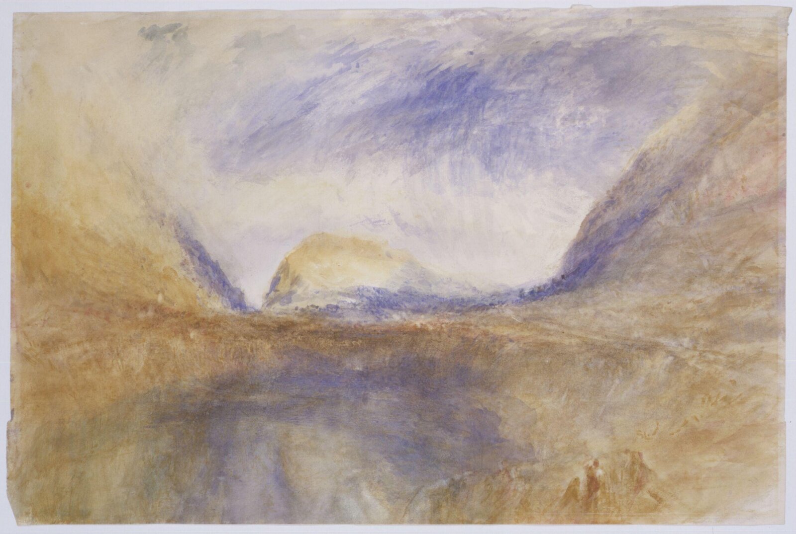 Mountainous Landscape, Joseph Mallord William Turner, ca. 1848 to 1850