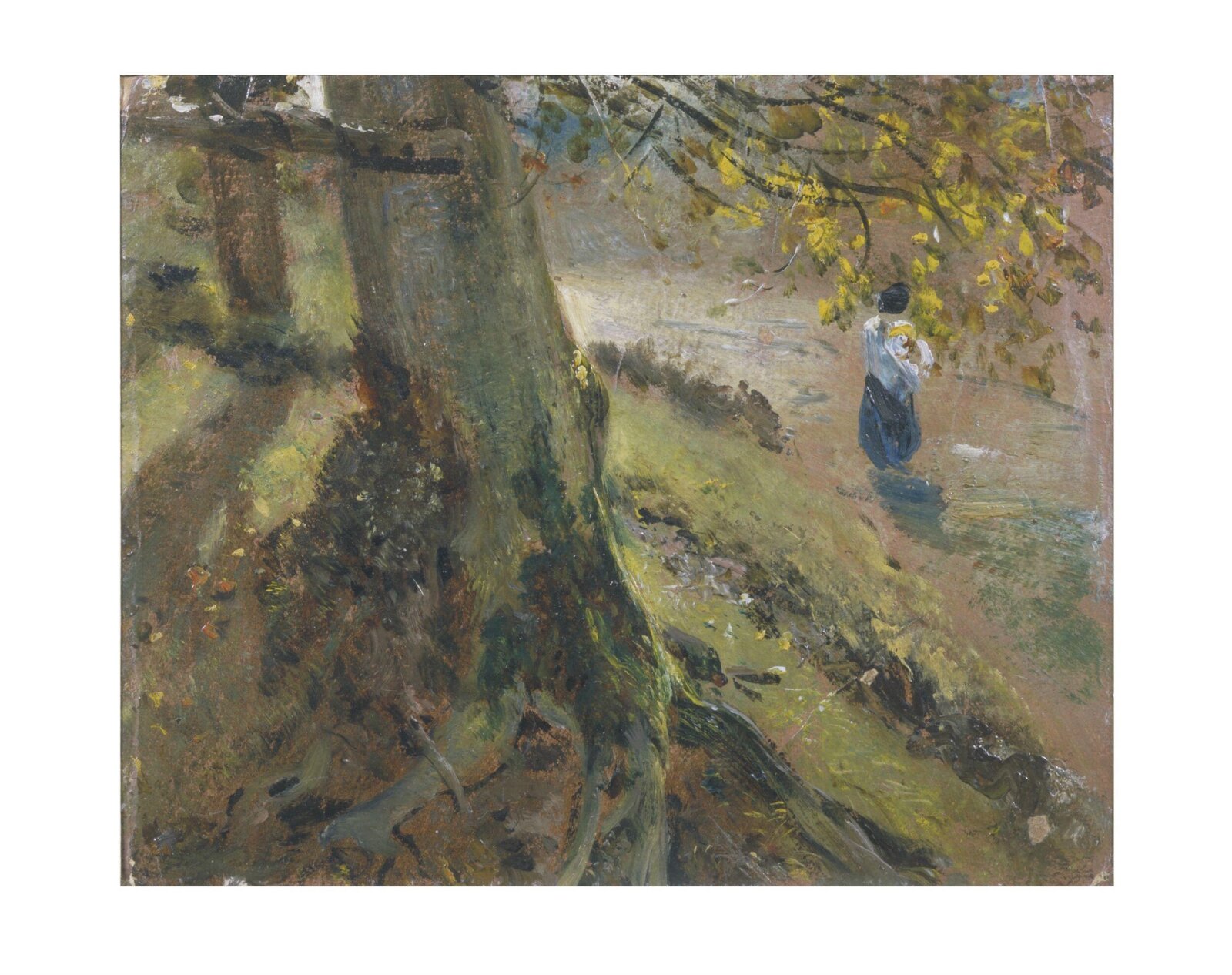 Study of Tree Trunks, John Constable, ca. 1821