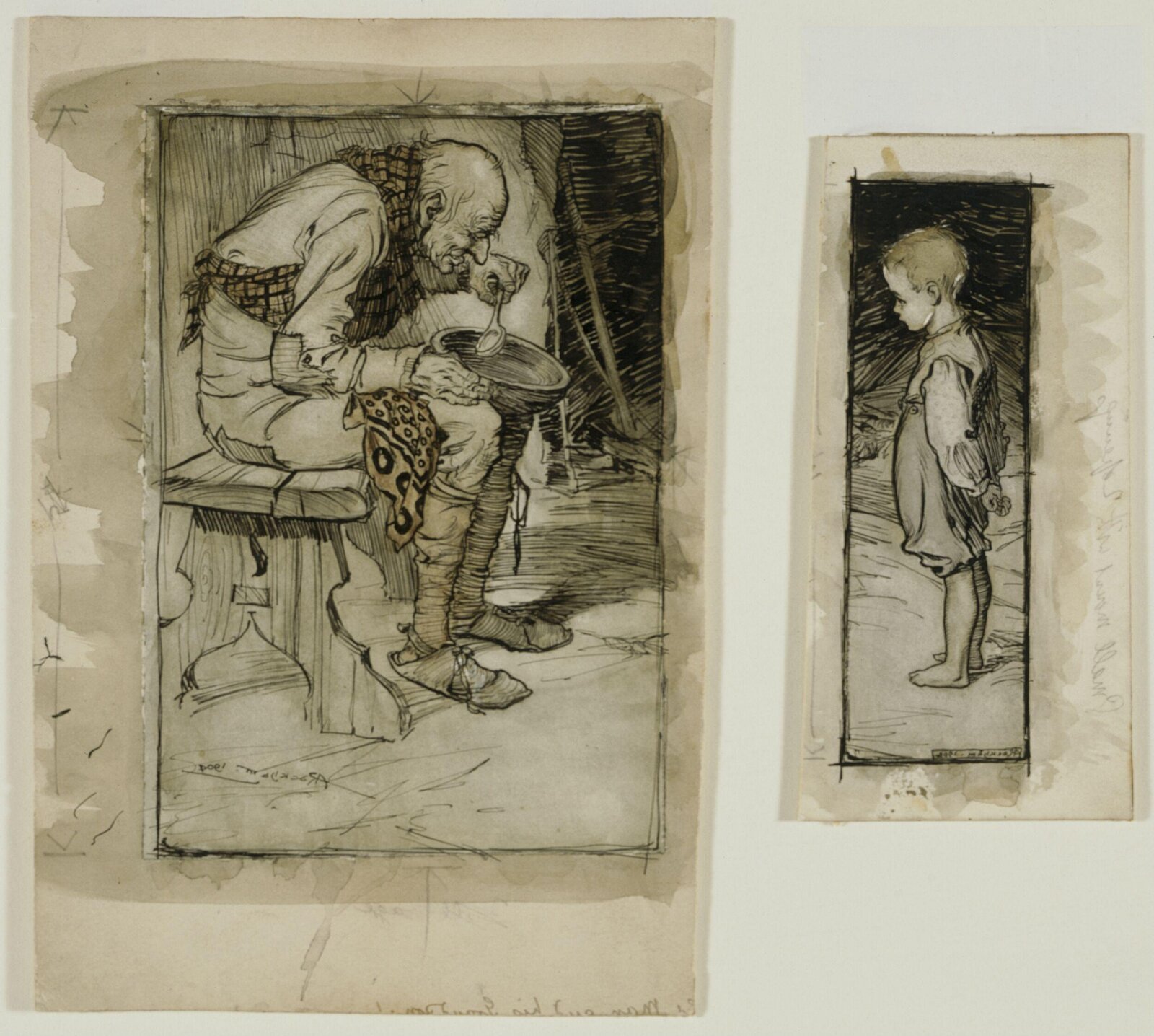 Watercolour, Arthur Rackham, ca. 1900