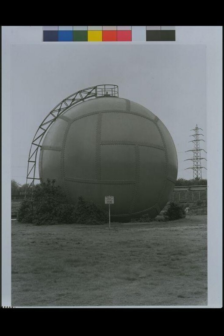 Gas Holder, Power station, Essen-Karhap, Ruhr District, West Germany top image