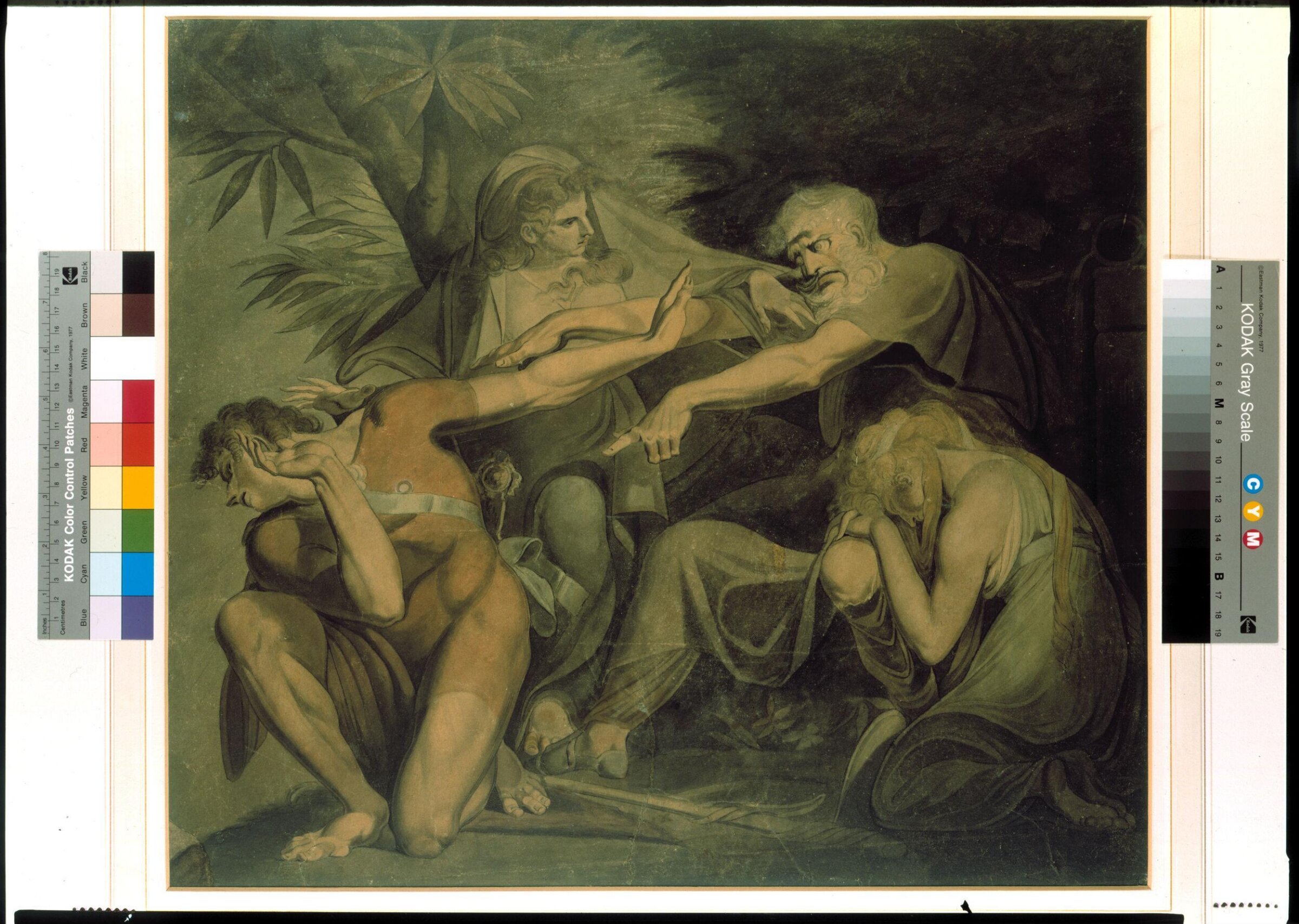 Oedipus cursing his son Polynices, Henry Fuseli, ca. 1786