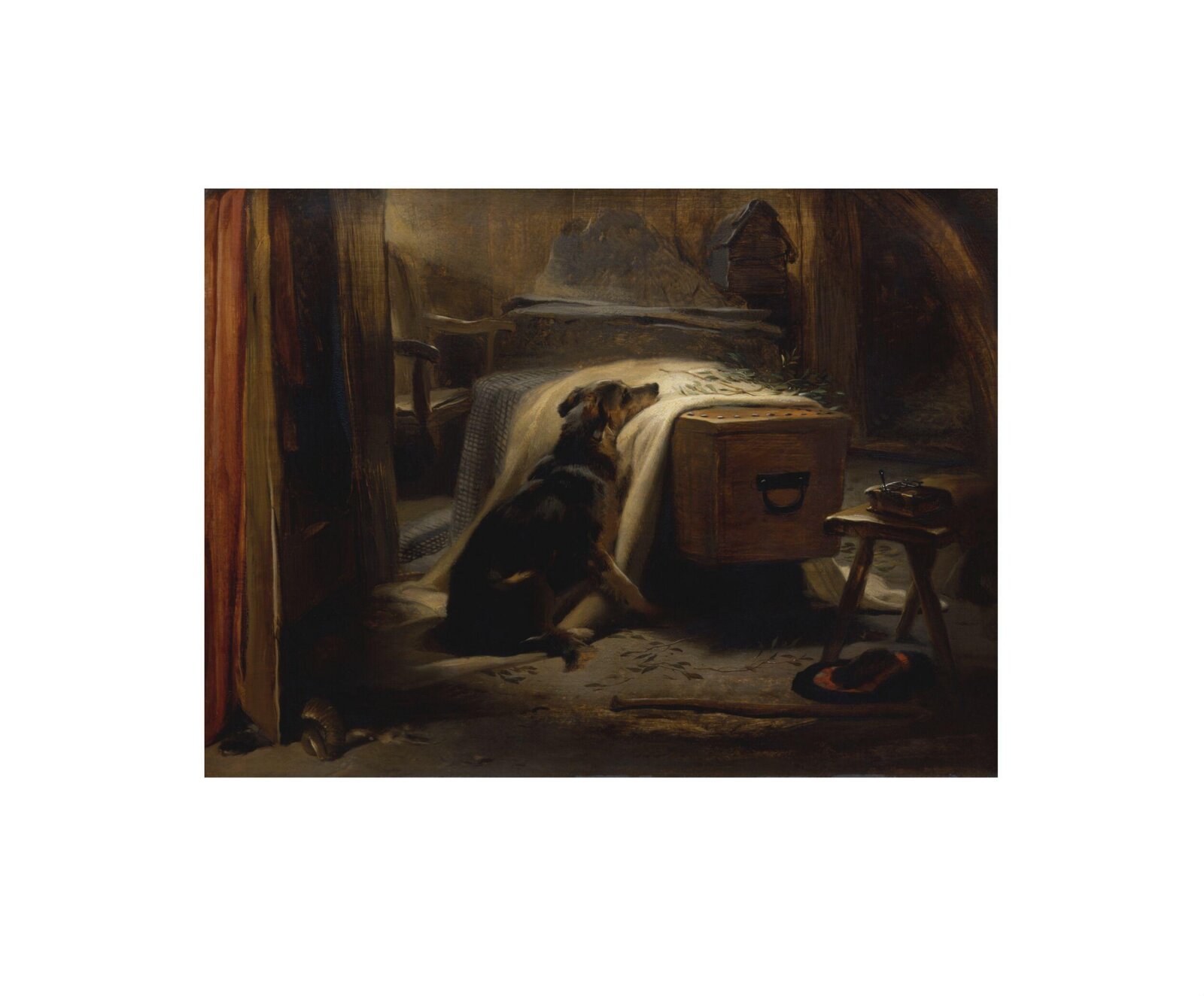 The Old Shepherd's Chief Mourner, Edwin Henry Landseer, 1837