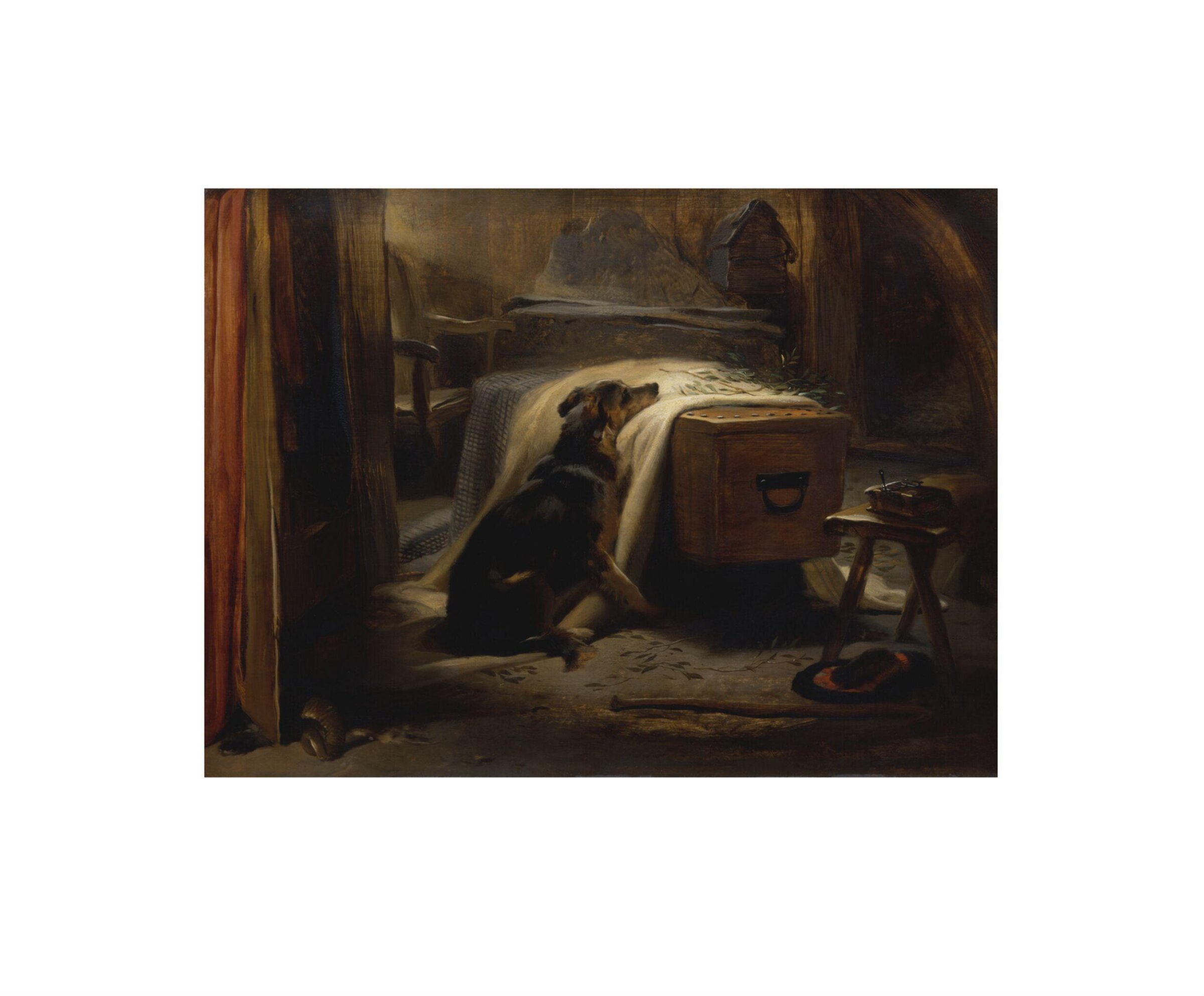 The Old Shepherd's Chief Mourner, Edwin Henry Landseer, 1837