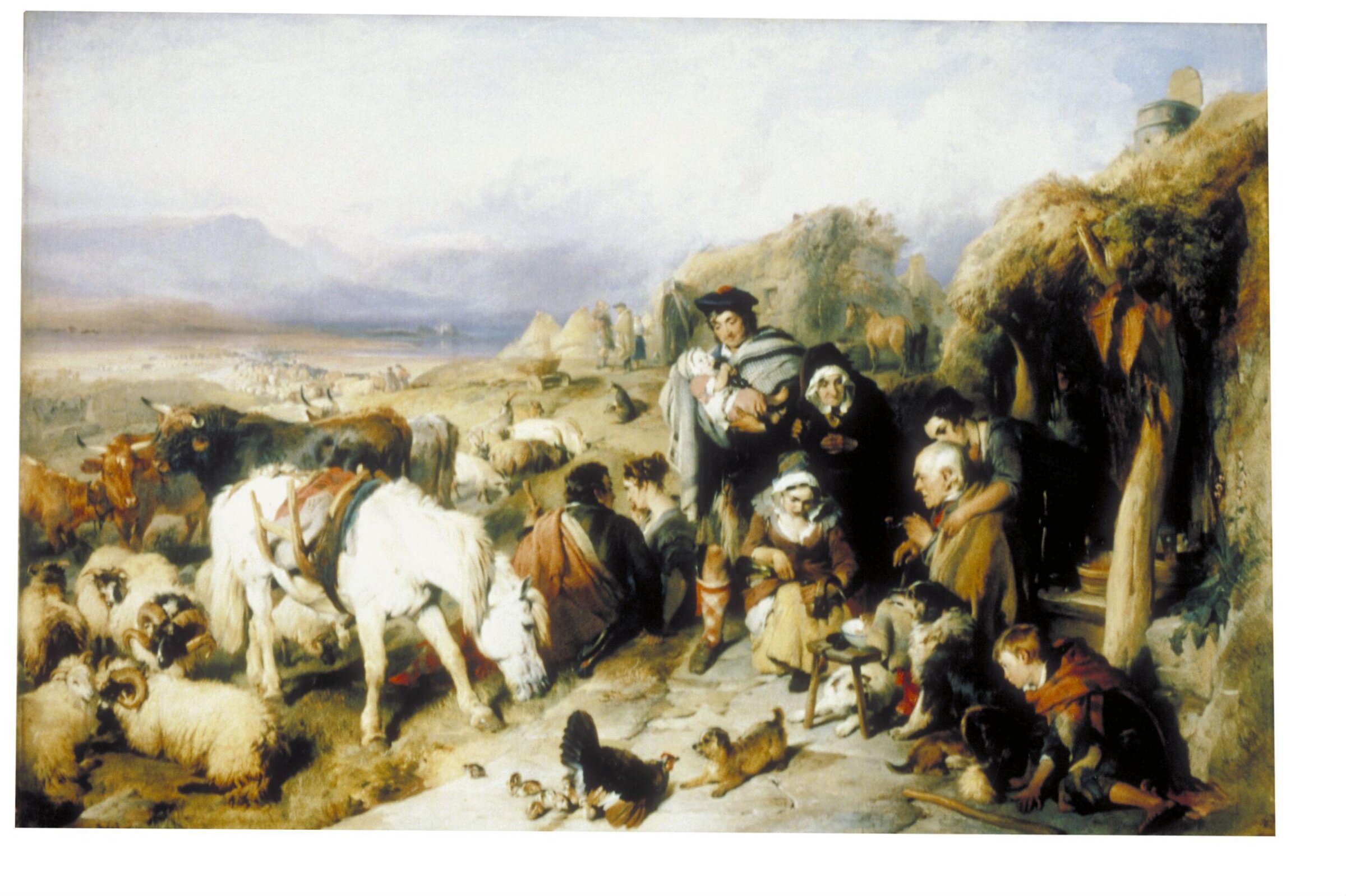 The Drover's Departure: A Scene in the Grampians, Edwin Henry Landseer, 1835