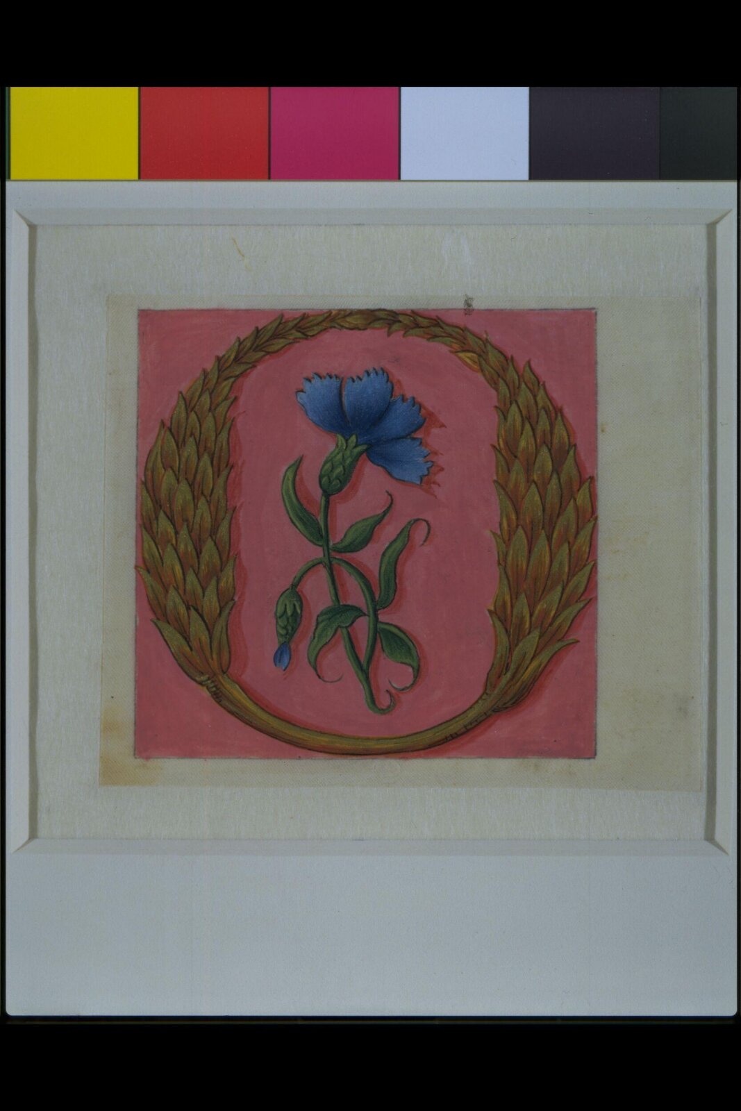 Illumination copied after medieval models, C. Barison, before 1893