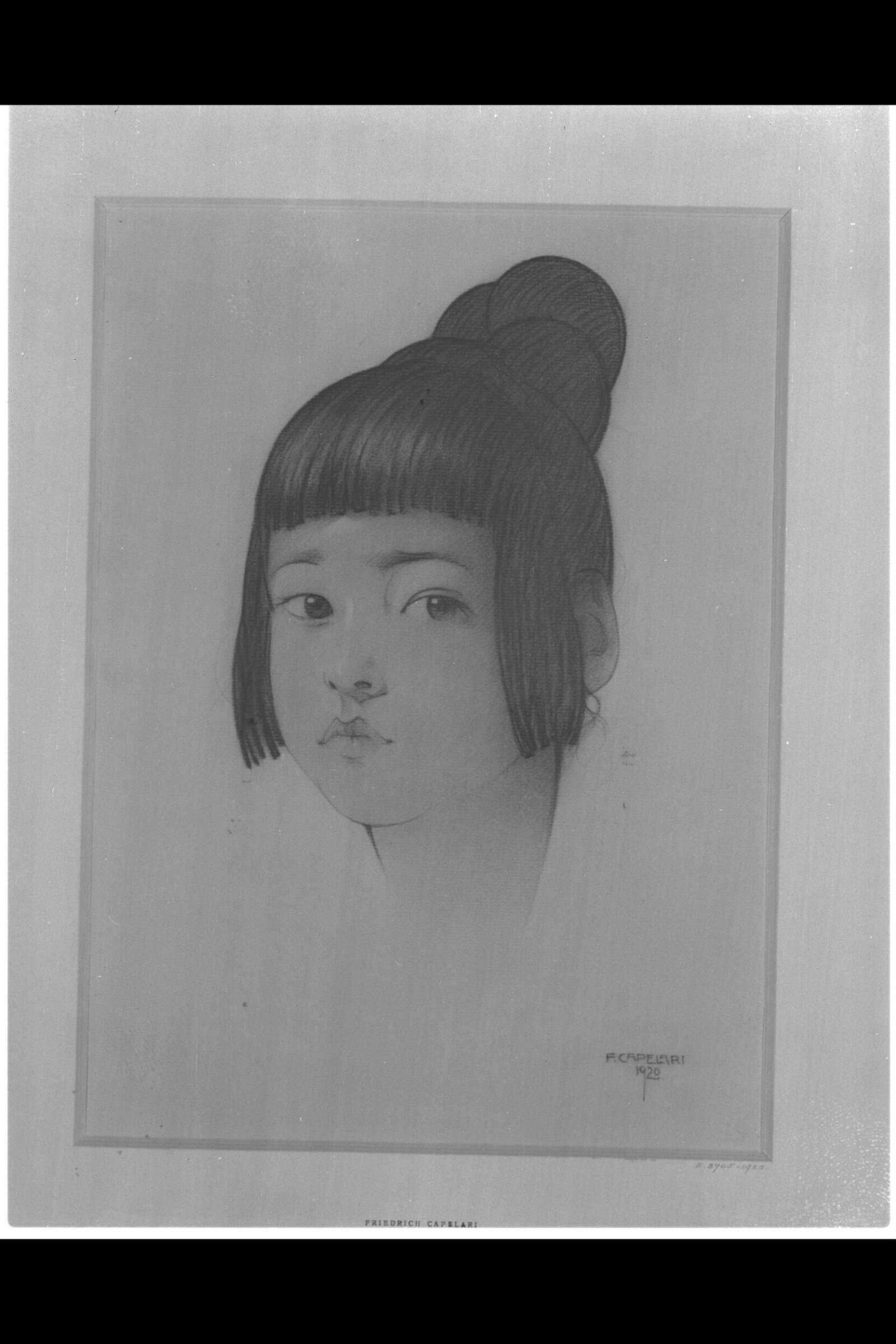 A Japanese Beauty, Friedrich Capelari, 1920